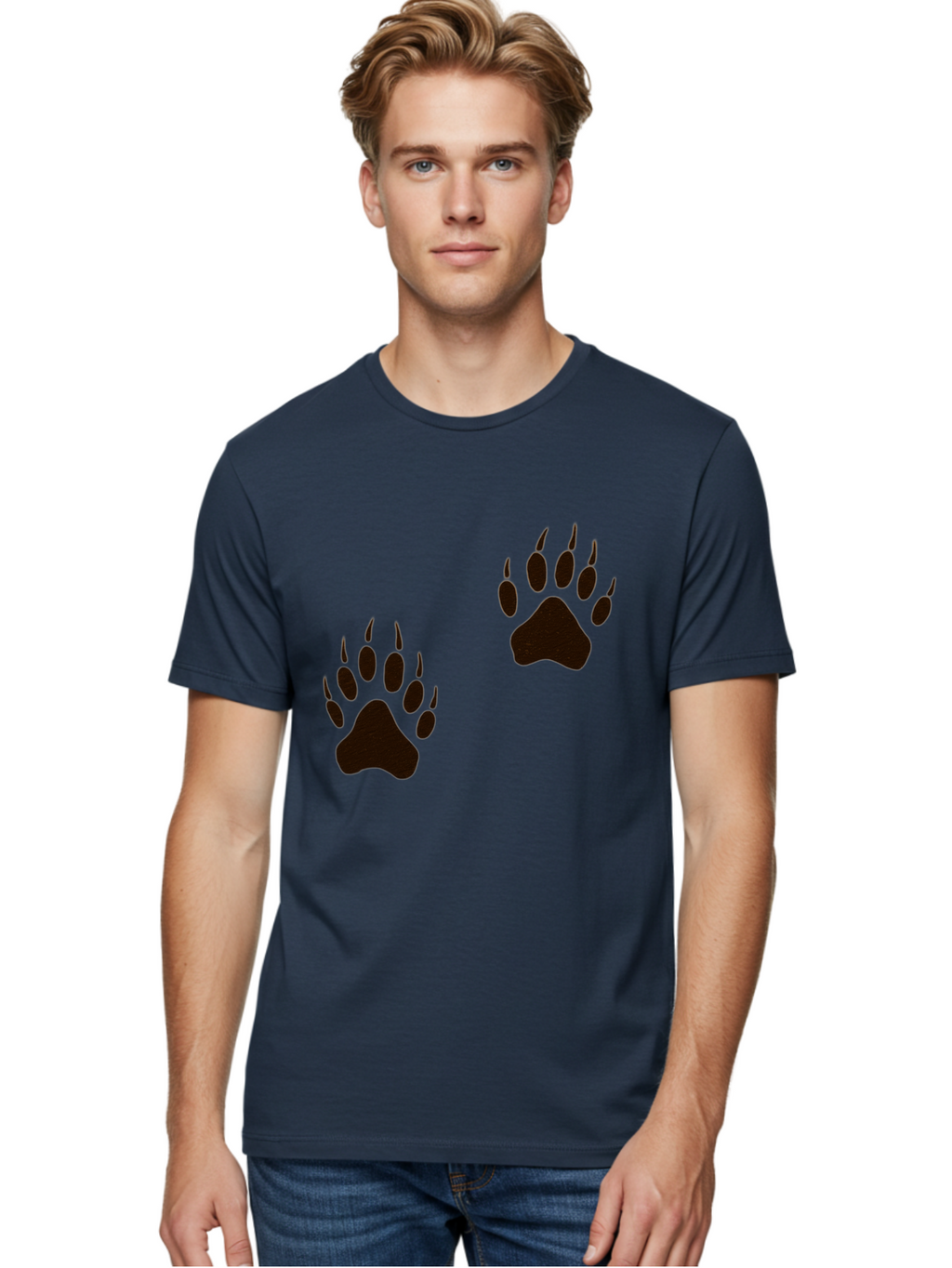 Bear-Footprints Men'S Graphic Tee, 100% Cotton, Comfortable Casual Summer Wear, Machine Washable, Vintage Camera, Old Camera, Antique Camera, Black Camera, Classic Photography, Photography Equipment, Nostalgic Device, Film Camera, Camera Art Bal778
