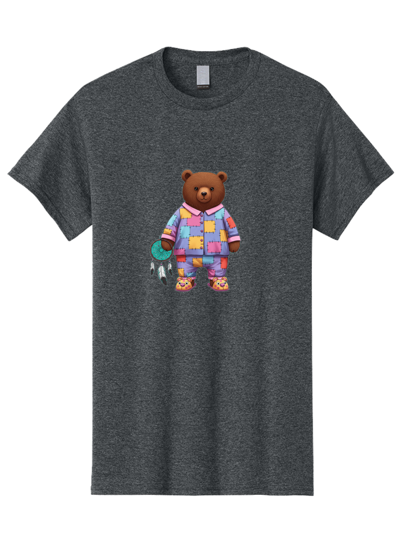 Bear-In-Pajamas-Holding-Dreamcatcher Men'S Graphic Tee, 100% Cotton, Comfortable Casual Summer Wear, Machine Washable, Vintage Camera, Old Camera, Antique Camera, Black Camera, Classic Photography, Photography Equipment, Nostalgic Device, Bal780