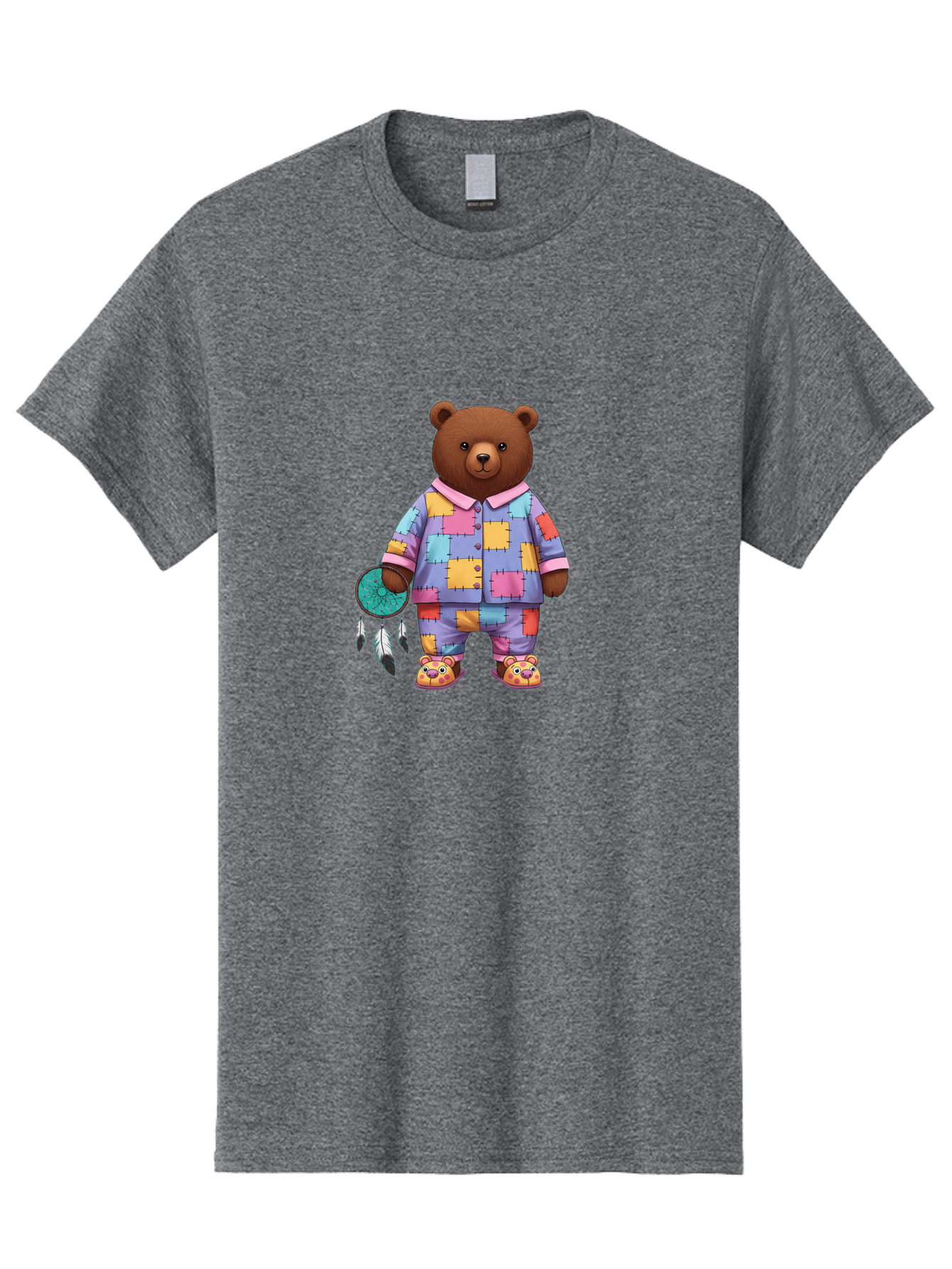 Bear-In-Pajamas-Holding-Dreamcatcher Men'S Graphic Tee, 100% Cotton, Comfortable Casual Summer Wear, Machine Washable, Vintage Camera, Old Camera, Antique Camera, Black Camera, Classic Photography, Photography Equipment, Nostalgic Device, Bal780
