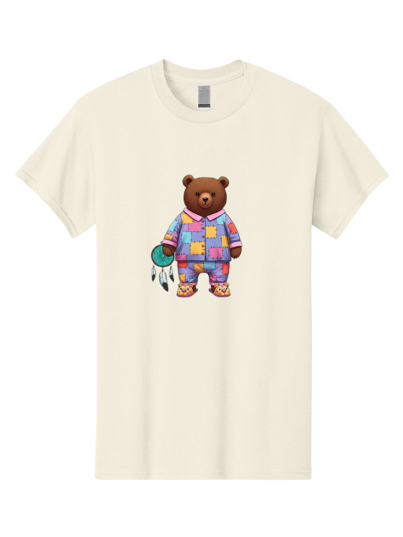 Bear-In-Pajamas-Holding-Dreamcatcher Men'S Graphic Tee, 100% Cotton, Comfortable Casual Summer Wear, Machine Washable, Vintage Camera, Old Camera, Antique Camera, Black Camera, Classic Photography, Photography Equipment, Nostalgic Device, Bal780