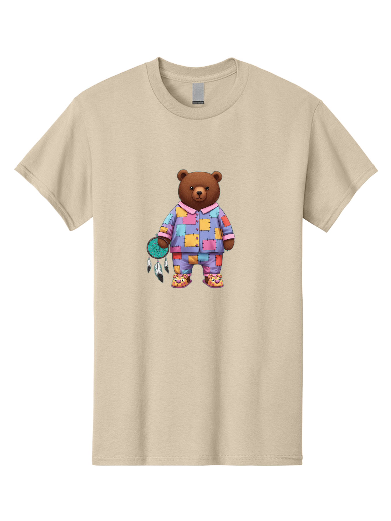 Bear-In-Pajamas-Holding-Dreamcatcher Men'S Graphic Tee, 100% Cotton, Comfortable Casual Summer Wear, Machine Washable, Vintage Camera, Old Camera, Antique Camera, Black Camera, Classic Photography, Photography Equipment, Nostalgic Device, Bal780