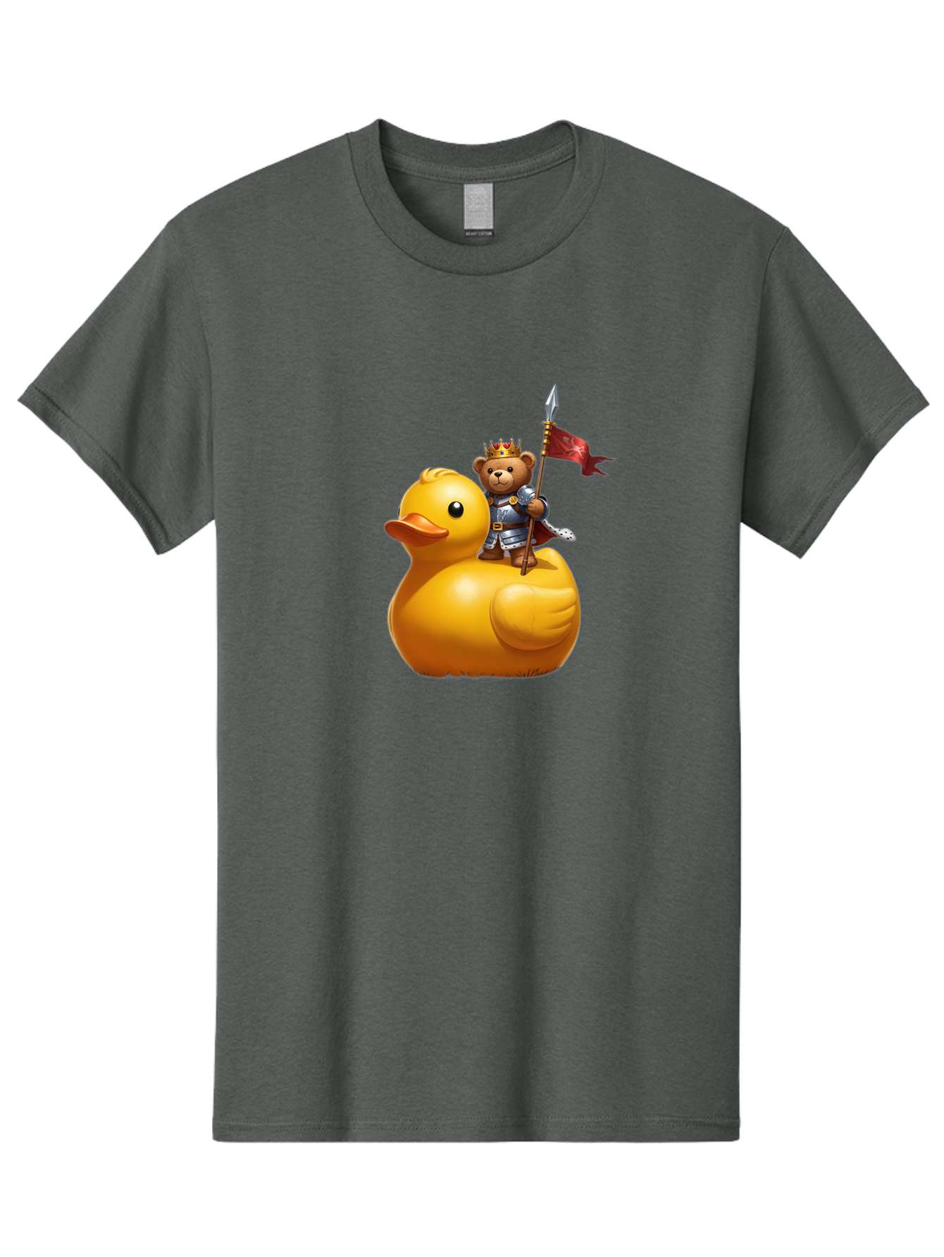 Bear-King-Riding-Duck Men'S Graphic Tee, 100% Cotton, Comfortable Casual Summer Wear, Machine Washable, Vintage Camera, Old Camera, Antique Camera, Black Camera, Classic Photography, Photography Equipment, Nostalgic Device, Film Camera, Bal782