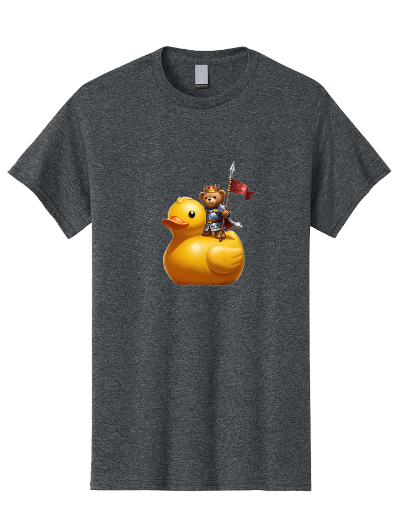 Bear-King-Riding-Duck Men'S Graphic Tee, 100% Cotton, Comfortable Casual Summer Wear, Machine Washable, Vintage Camera, Old Camera, Antique Camera, Black Camera, Classic Photography, Photography Equipment, Nostalgic Device, Film Camera, Bal782