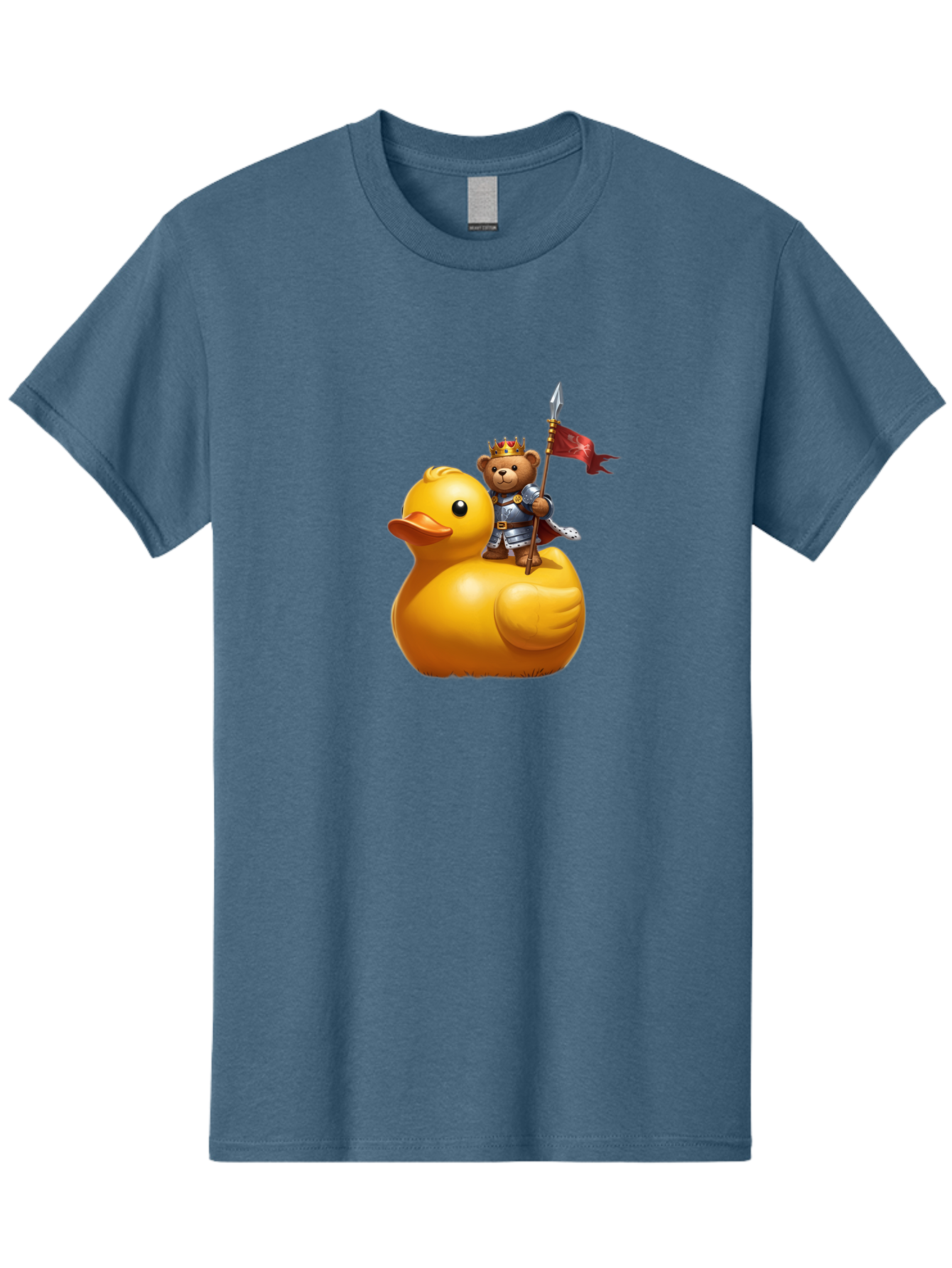 Bear-King-Riding-Duck Men'S Graphic Tee, 100% Cotton, Comfortable Casual Summer Wear, Machine Washable, Vintage Camera, Old Camera, Antique Camera, Black Camera, Classic Photography, Photography Equipment, Nostalgic Device, Film Camera, Bal782
