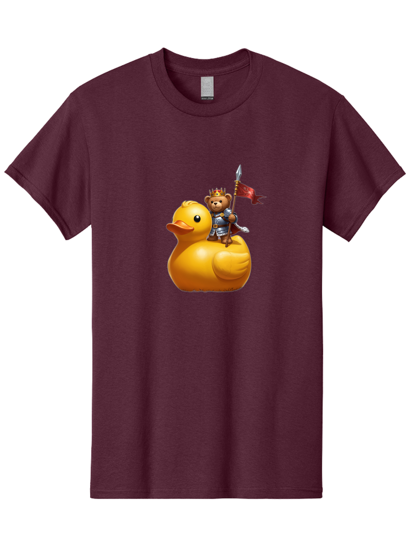 Bear-King-Riding-Duck Men'S Graphic Tee, 100% Cotton, Comfortable Casual Summer Wear, Machine Washable, Vintage Camera, Old Camera, Antique Camera, Black Camera, Classic Photography, Photography Equipment, Nostalgic Device, Film Camera, Bal782