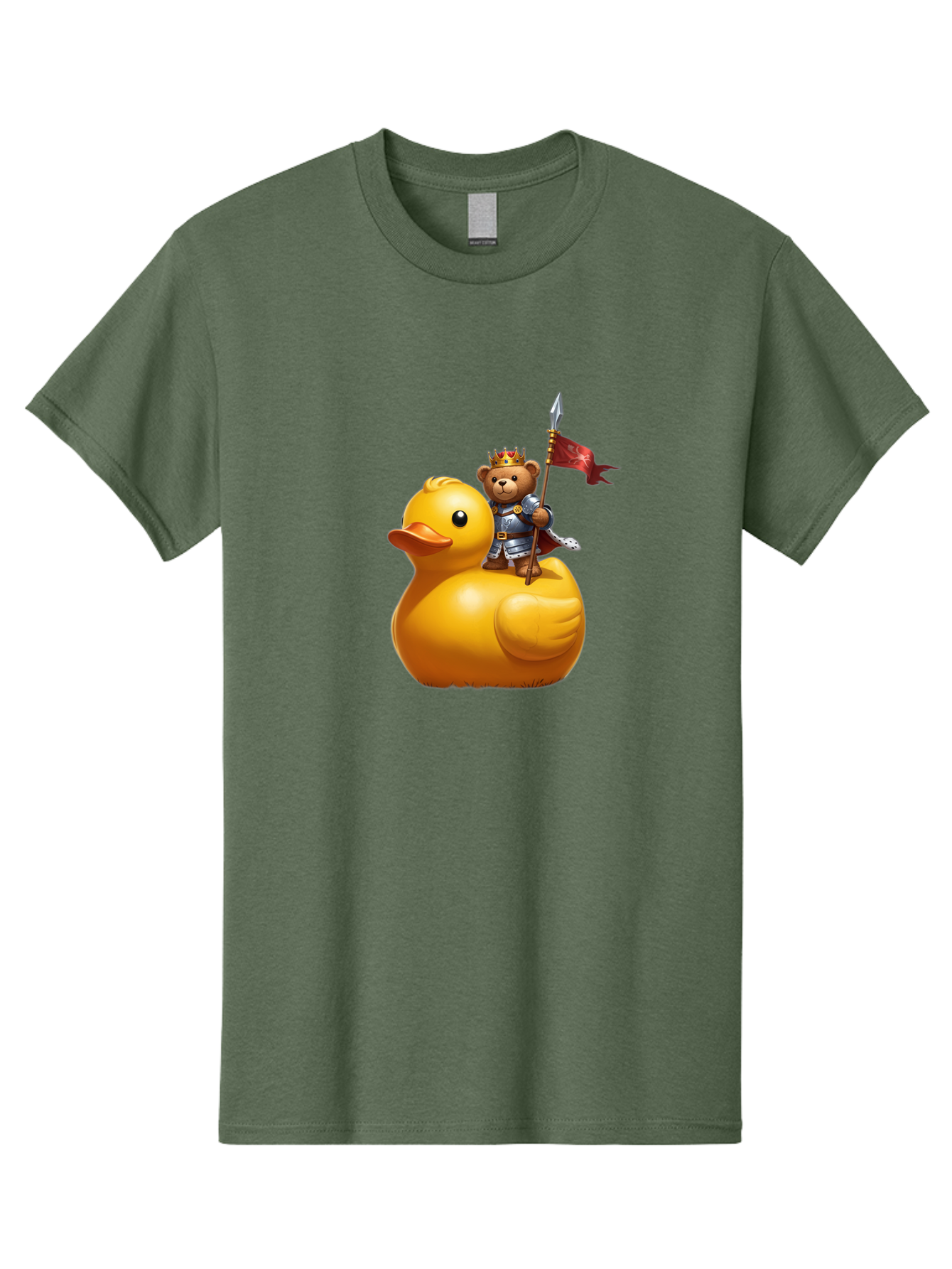 Bear-King-Riding-Duck Men'S Graphic Tee, 100% Cotton, Comfortable Casual Summer Wear, Machine Washable, Vintage Camera, Old Camera, Antique Camera, Black Camera, Classic Photography, Photography Equipment, Nostalgic Device, Film Camera, Bal782
