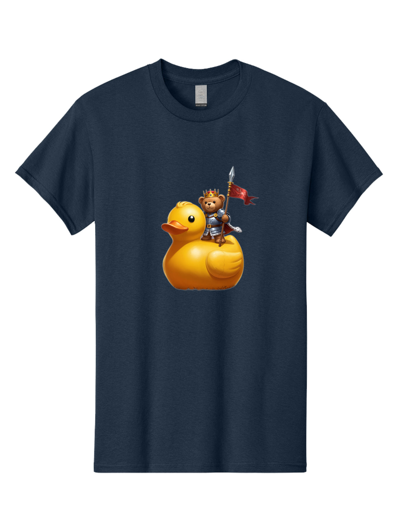 Bear-King-Riding-Duck Men'S Graphic Tee, 100% Cotton, Comfortable Casual Summer Wear, Machine Washable, Vintage Camera, Old Camera, Antique Camera, Black Camera, Classic Photography, Photography Equipment, Nostalgic Device, Film Camera, Bal782