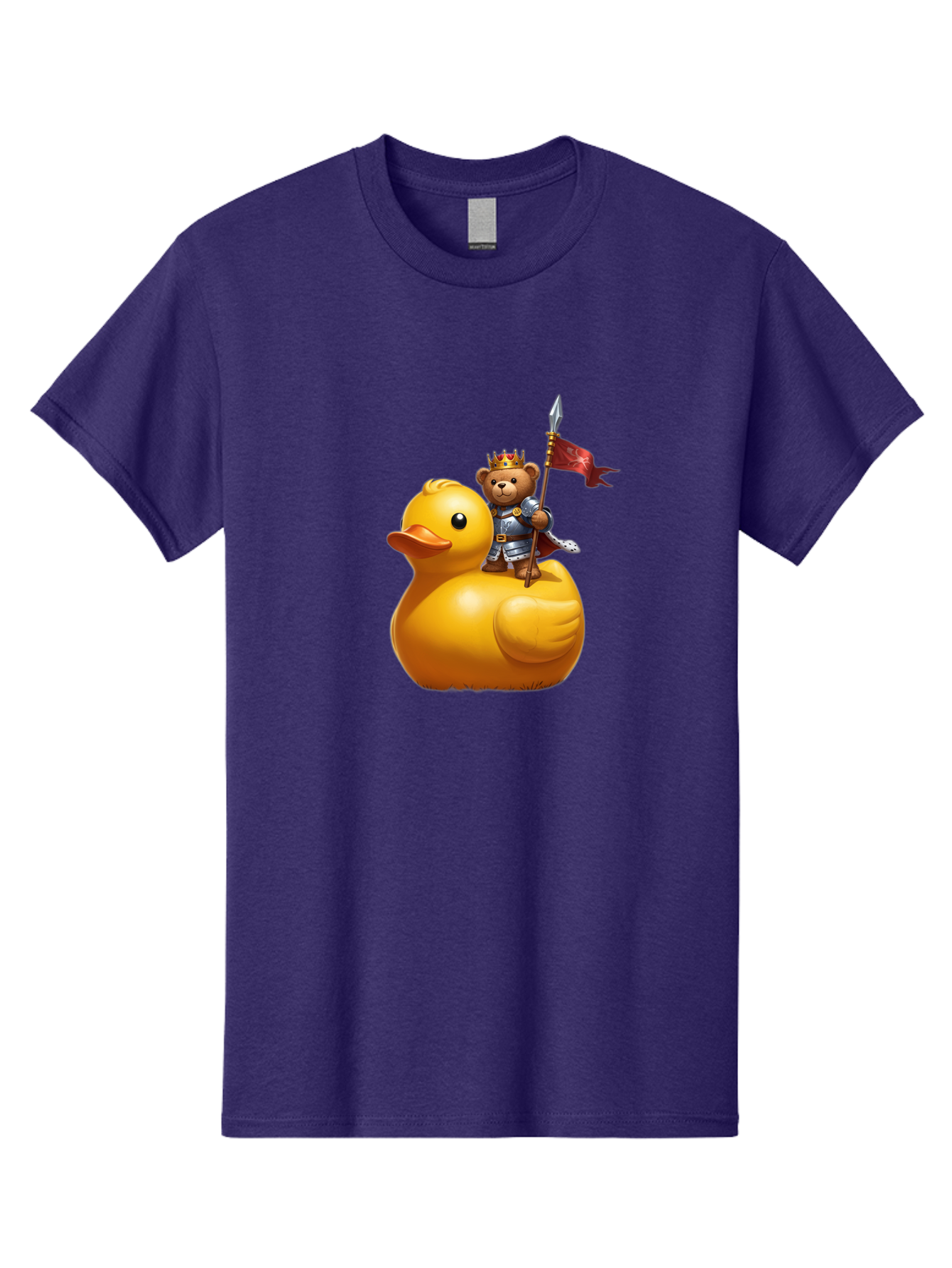 Bear-King-Riding-Duck Men'S Graphic Tee, 100% Cotton, Comfortable Casual Summer Wear, Machine Washable, Vintage Camera, Old Camera, Antique Camera, Black Camera, Classic Photography, Photography Equipment, Nostalgic Device, Film Camera, Bal782