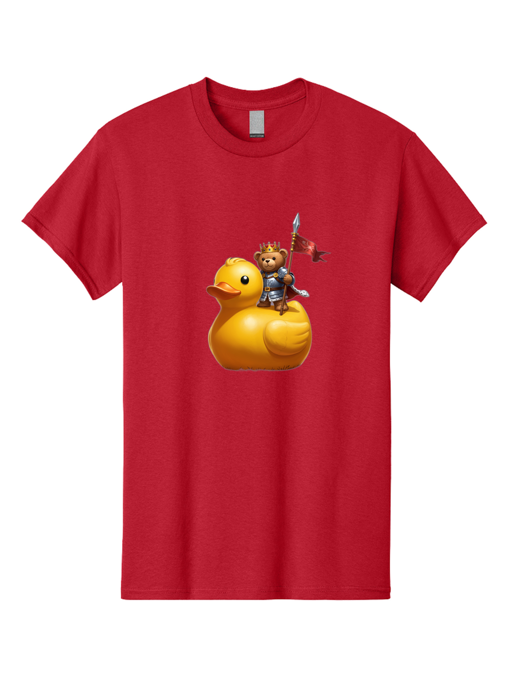 Bear-King-Riding-Duck Men'S Graphic Tee, 100% Cotton, Comfortable Casual Summer Wear, Machine Washable, Vintage Camera, Old Camera, Antique Camera, Black Camera, Classic Photography, Photography Equipment, Nostalgic Device, Film Camera, Bal782
