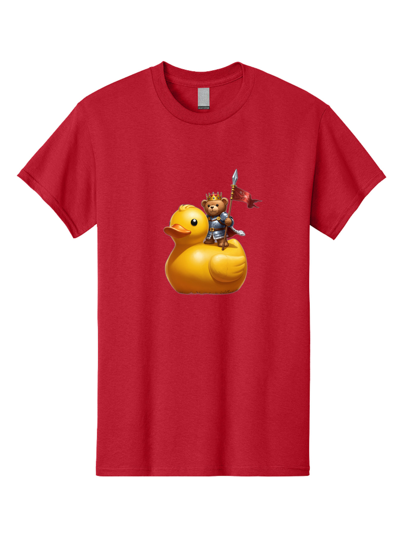 Bear-King-Riding-Duck Men'S Graphic Tee, 100% Cotton, Comfortable Casual Summer Wear, Machine Washable, Vintage Camera, Old Camera, Antique Camera, Black Camera, Classic Photography, Photography Equipment, Nostalgic Device, Film Camera, Bal782