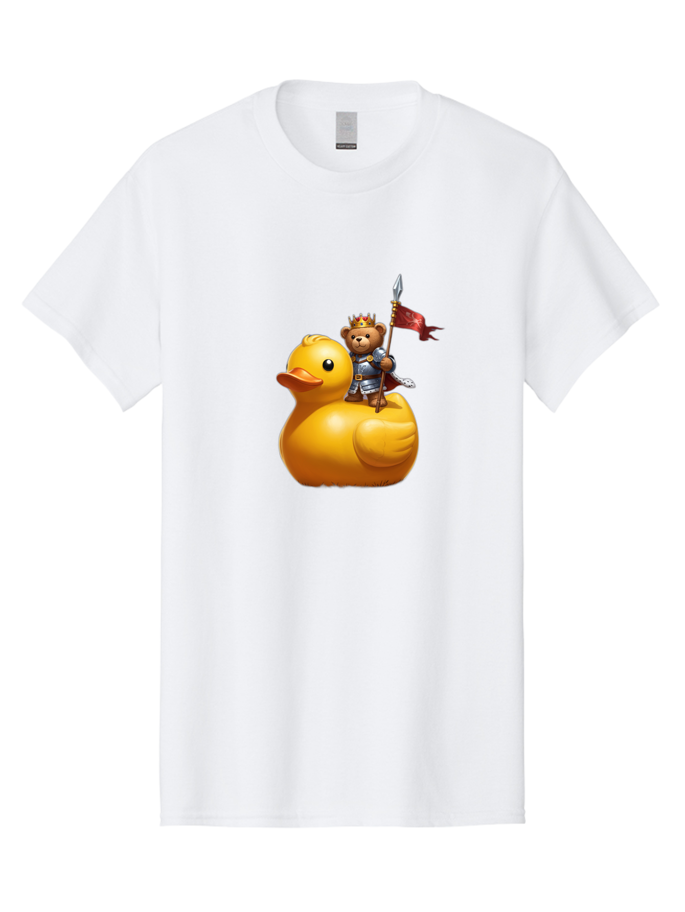 Bear-King-Riding-Duck Men'S Graphic Tee, 100% Cotton, Comfortable Casual Summer Wear, Machine Washable, Vintage Camera, Old Camera, Antique Camera, Black Camera, Classic Photography, Photography Equipment, Nostalgic Device, Film Camera, Bal782
