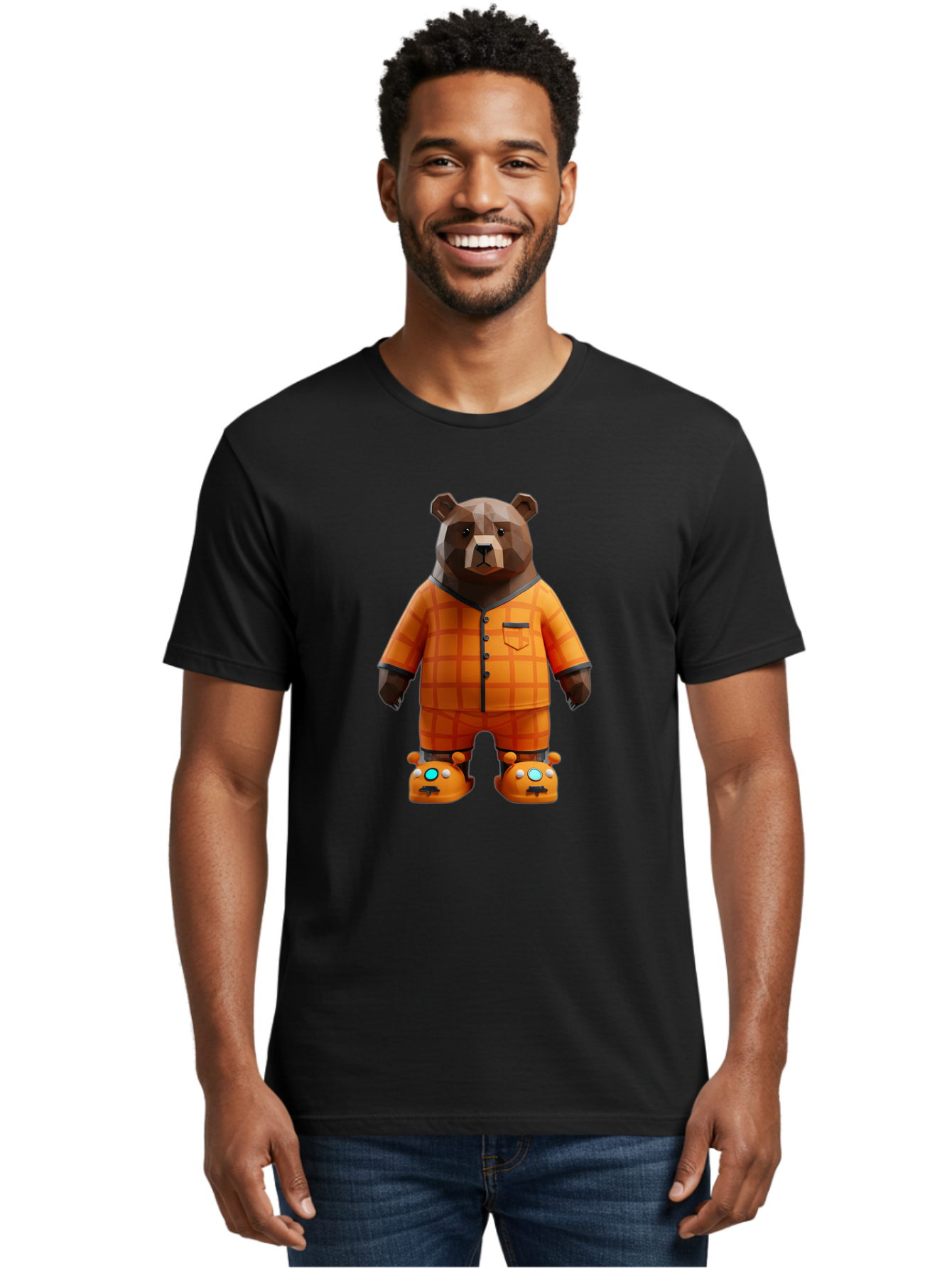 Bear-Pajamas Men'S Graphic Tee, 100% Cotton, Comfortable Casual Summer Wear, Machine Washable, Vintage Camera, Old Camera, Antique Camera, Black Camera, Classic Photography, Photography Equipment, Nostalgic Device, Film Camera, Camera Art Bal783