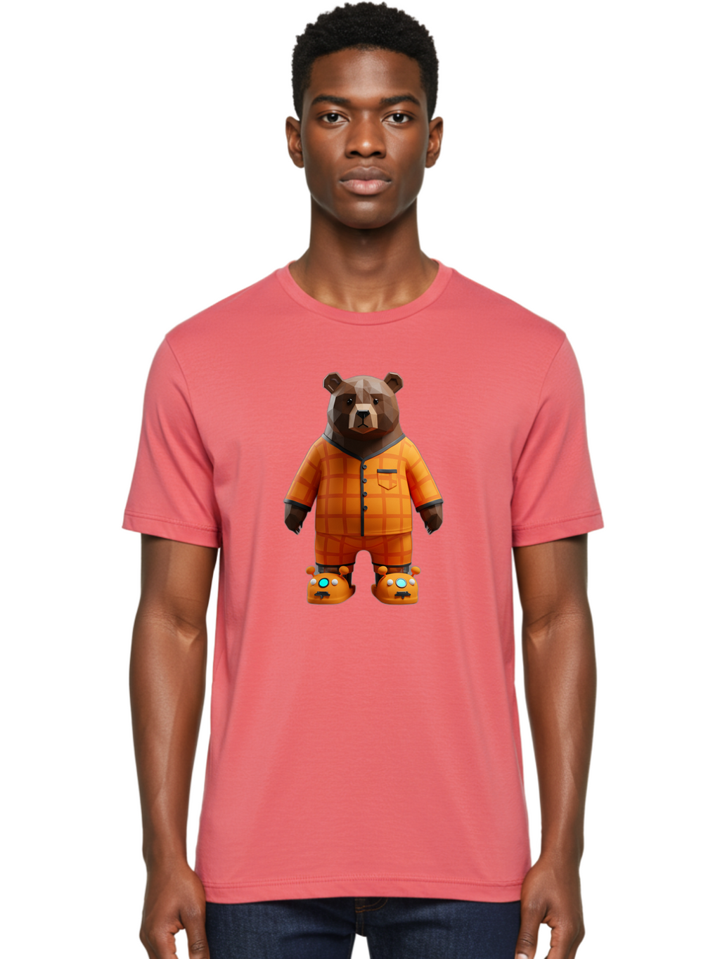 Bear-Pajamas Men'S Graphic Tee, 100% Cotton, Comfortable Casual Summer Wear, Machine Washable, Vintage Camera, Old Camera, Antique Camera, Black Camera, Classic Photography, Photography Equipment, Nostalgic Device, Film Camera, Camera Art Bal783
