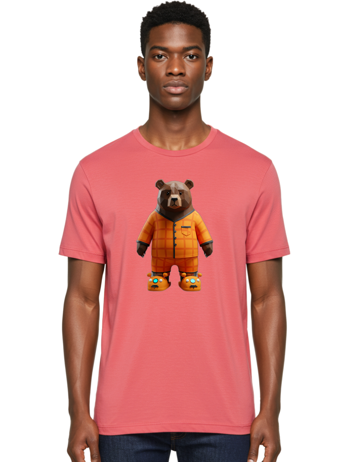Bear-Pajamas Men'S Graphic Tee, 100% Cotton, Comfortable Casual Summer Wear, Machine Washable, Vintage Camera, Old Camera, Antique Camera, Black Camera, Classic Photography, Photography Equipment, Nostalgic Device, Film Camera, Camera Art Bal783
