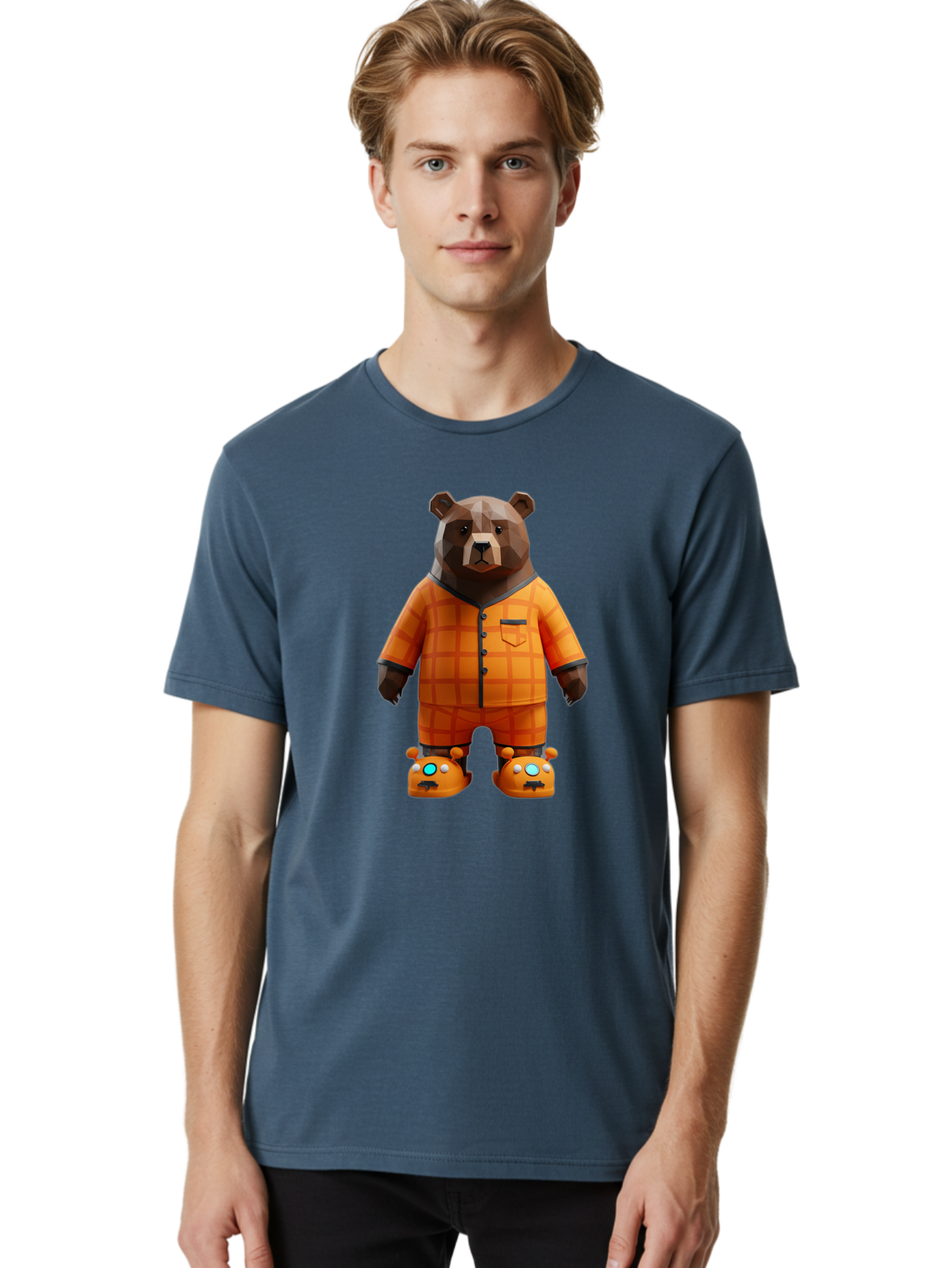 Bear-Pajamas Men'S Graphic Tee, 100% Cotton, Comfortable Casual Summer Wear, Machine Washable, Vintage Camera, Old Camera, Antique Camera, Black Camera, Classic Photography, Photography Equipment, Nostalgic Device, Film Camera, Camera Art Bal783