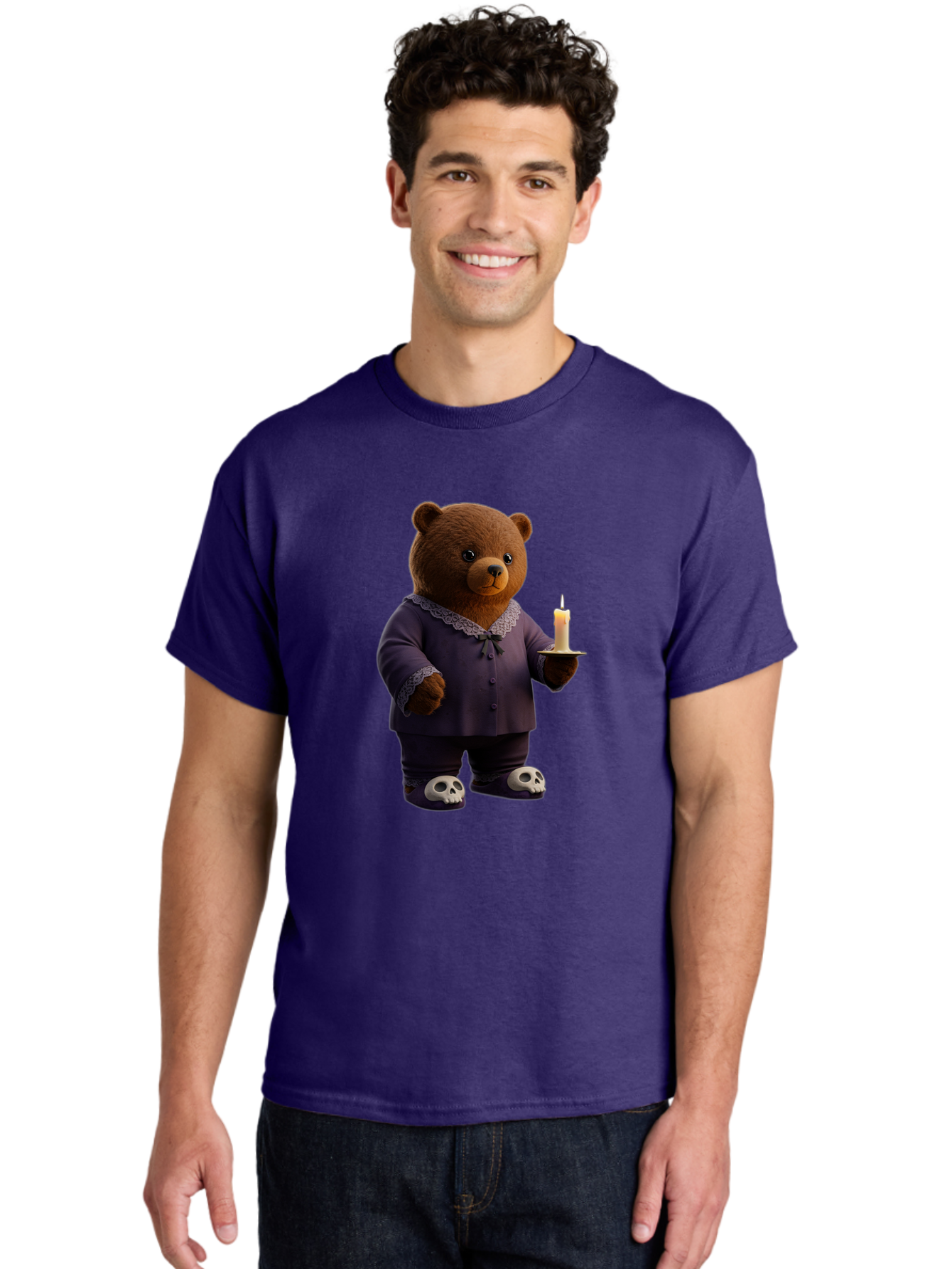 Bear-With-Candle Men'S Graphic Tee, 100% Cotton, Comfortable Casual Summer Wear, Machine Washable, Vintage Camera, Old Camera, Antique Camera, Black Camera, Classic Photography, Photography Equipment, Nostalgic Device, Film Camera, Camera Art Bal784