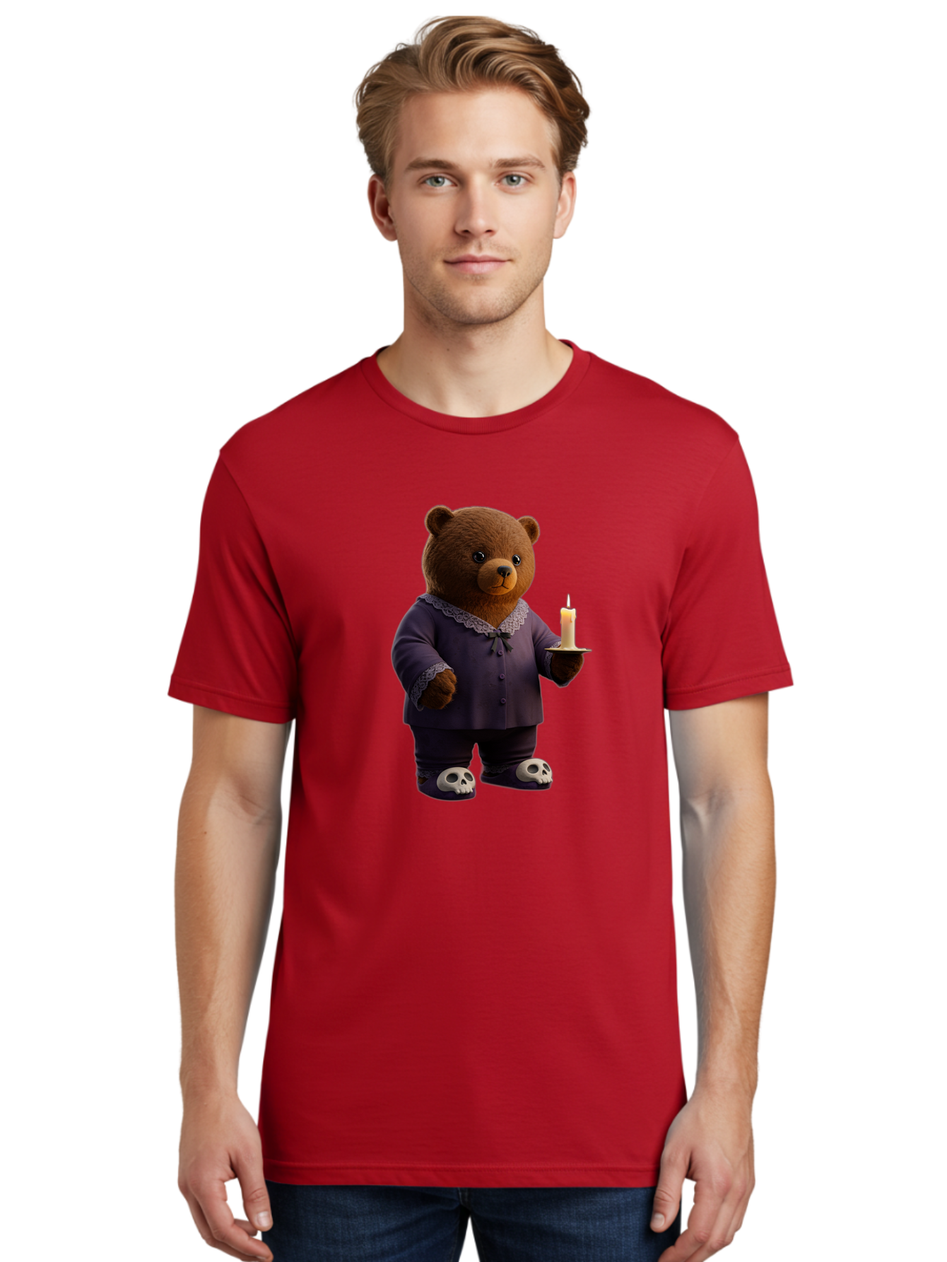 Bear-With-Candle Men'S Graphic Tee, 100% Cotton, Comfortable Casual Summer Wear, Machine Washable, Vintage Camera, Old Camera, Antique Camera, Black Camera, Classic Photography, Photography Equipment, Nostalgic Device, Film Camera, Camera Art Bal784