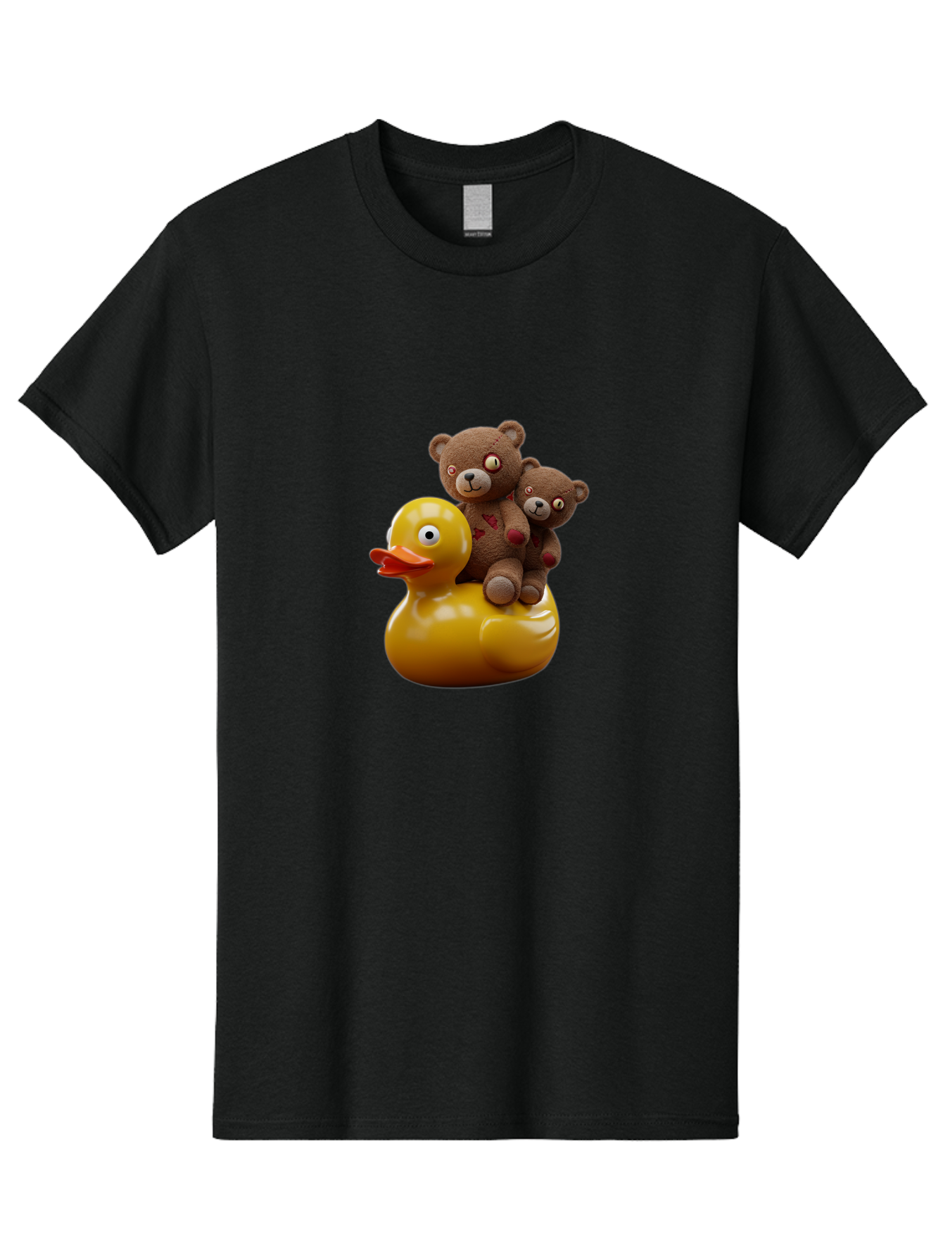 Bears-Riding-Duck Men'S Graphic Tee, 100% Cotton, Comfortable Casual Summer Wear, Machine Washable, Vintage Camera, Old Camera, Antique Camera, Black Camera, Classic Photography, Photography Equipment, Nostalgic Device, Film Camera, Camera Art Bal786