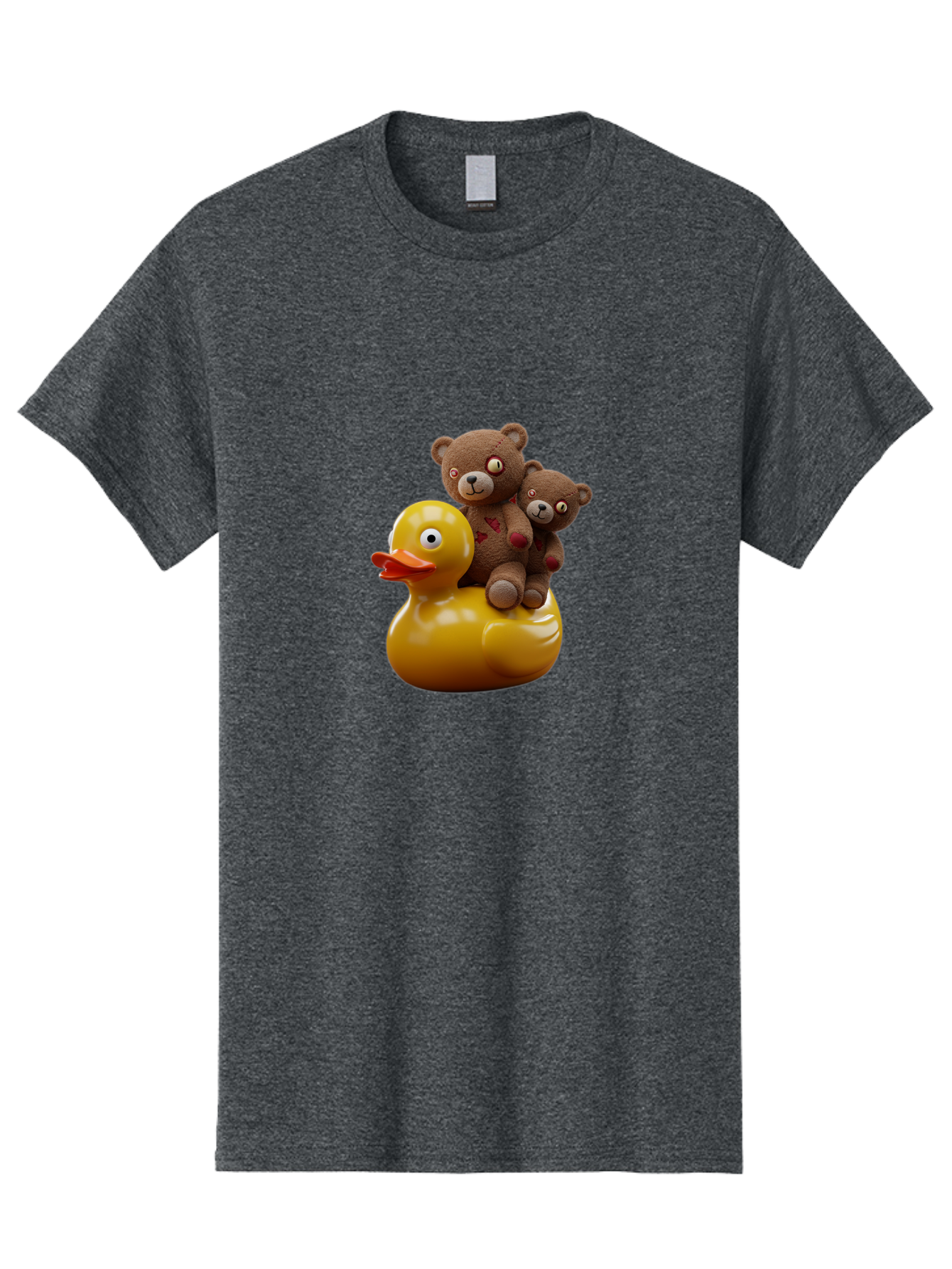 Bears-Riding-Duck Men'S Graphic Tee, 100% Cotton, Comfortable Casual Summer Wear, Machine Washable, Vintage Camera, Old Camera, Antique Camera, Black Camera, Classic Photography, Photography Equipment, Nostalgic Device, Film Camera, Camera Art Bal786
