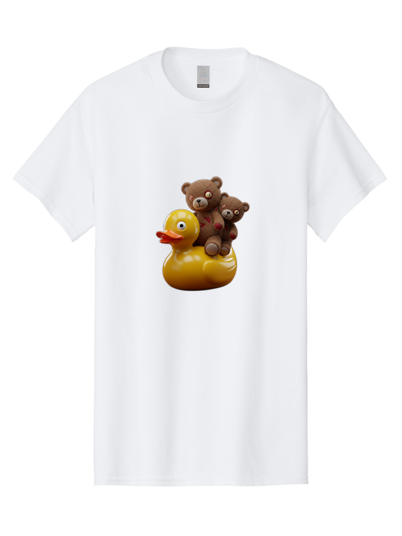 Bears-Riding-Duck Men'S Graphic Tee, 100% Cotton, Comfortable Casual Summer Wear, Machine Washable, Vintage Camera, Old Camera, Antique Camera, Black Camera, Classic Photography, Photography Equipment, Nostalgic Device, Film Camera, Camera Art Bal786