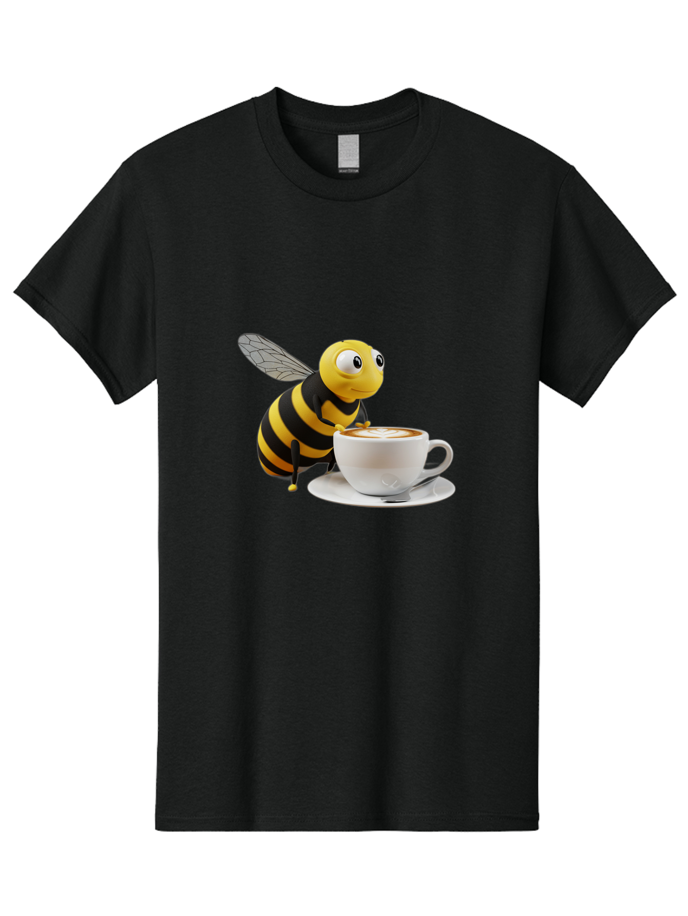 Bee-Coffee Men'S Graphic Tee, 100% Cotton, Comfortable Casual Summer Wear, Machine Washable, Vintage Camera, Old Camera, Antique Camera, Black Camera, Classic Photography, Photography Equipment, Nostalgic Device, Film Camera, Camera Art Bal788