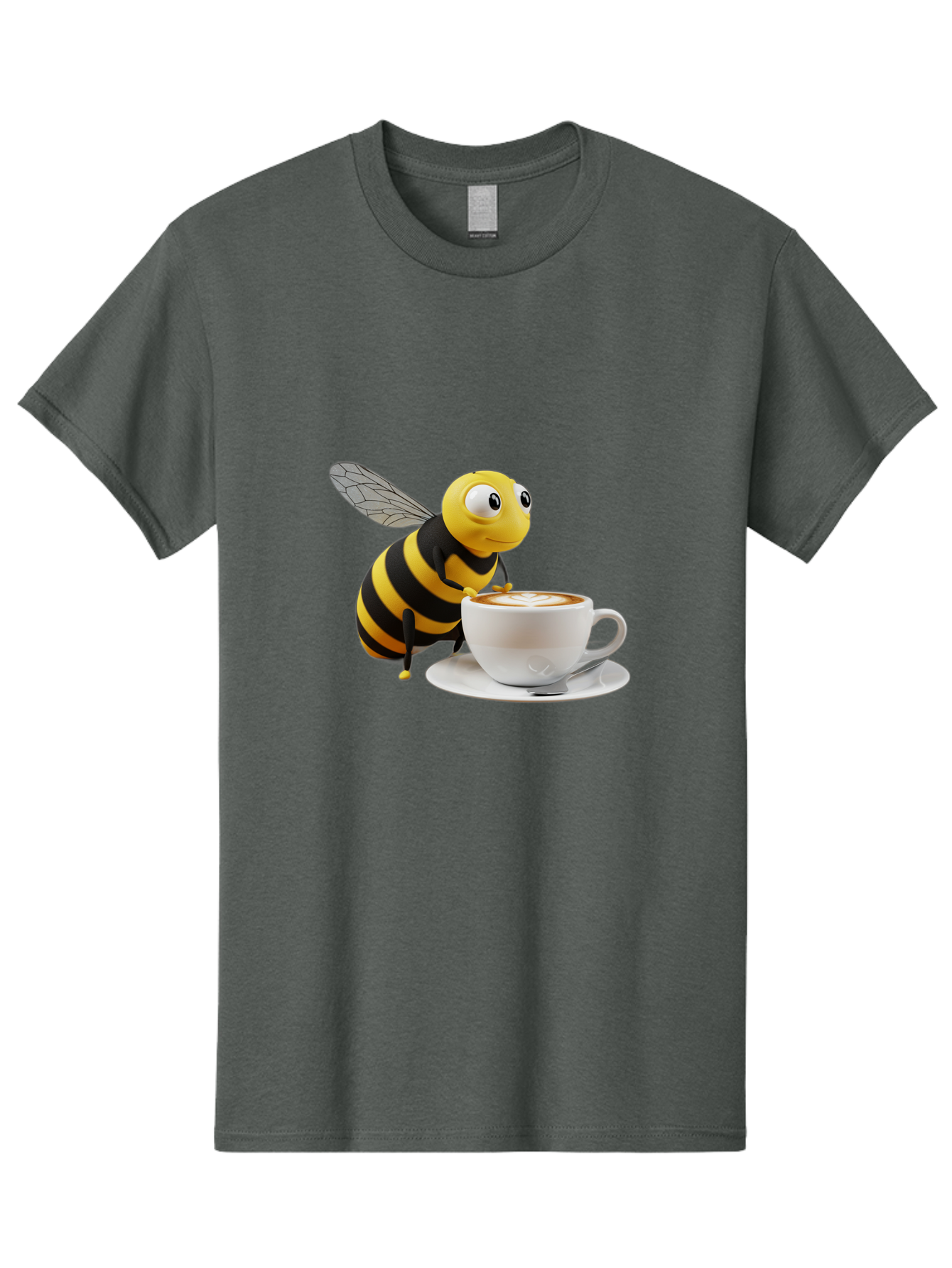 Bee-Coffee Men'S Graphic Tee, 100% Cotton, Comfortable Casual Summer Wear, Machine Washable, Vintage Camera, Old Camera, Antique Camera, Black Camera, Classic Photography, Photography Equipment, Nostalgic Device, Film Camera, Camera Art Bal788
