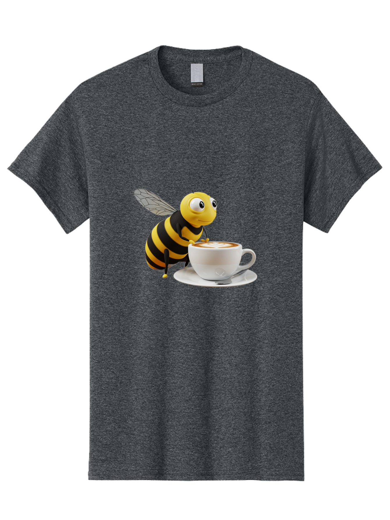 Bee-Coffee Men'S Graphic Tee, 100% Cotton, Comfortable Casual Summer Wear, Machine Washable, Vintage Camera, Old Camera, Antique Camera, Black Camera, Classic Photography, Photography Equipment, Nostalgic Device, Film Camera, Camera Art Bal788