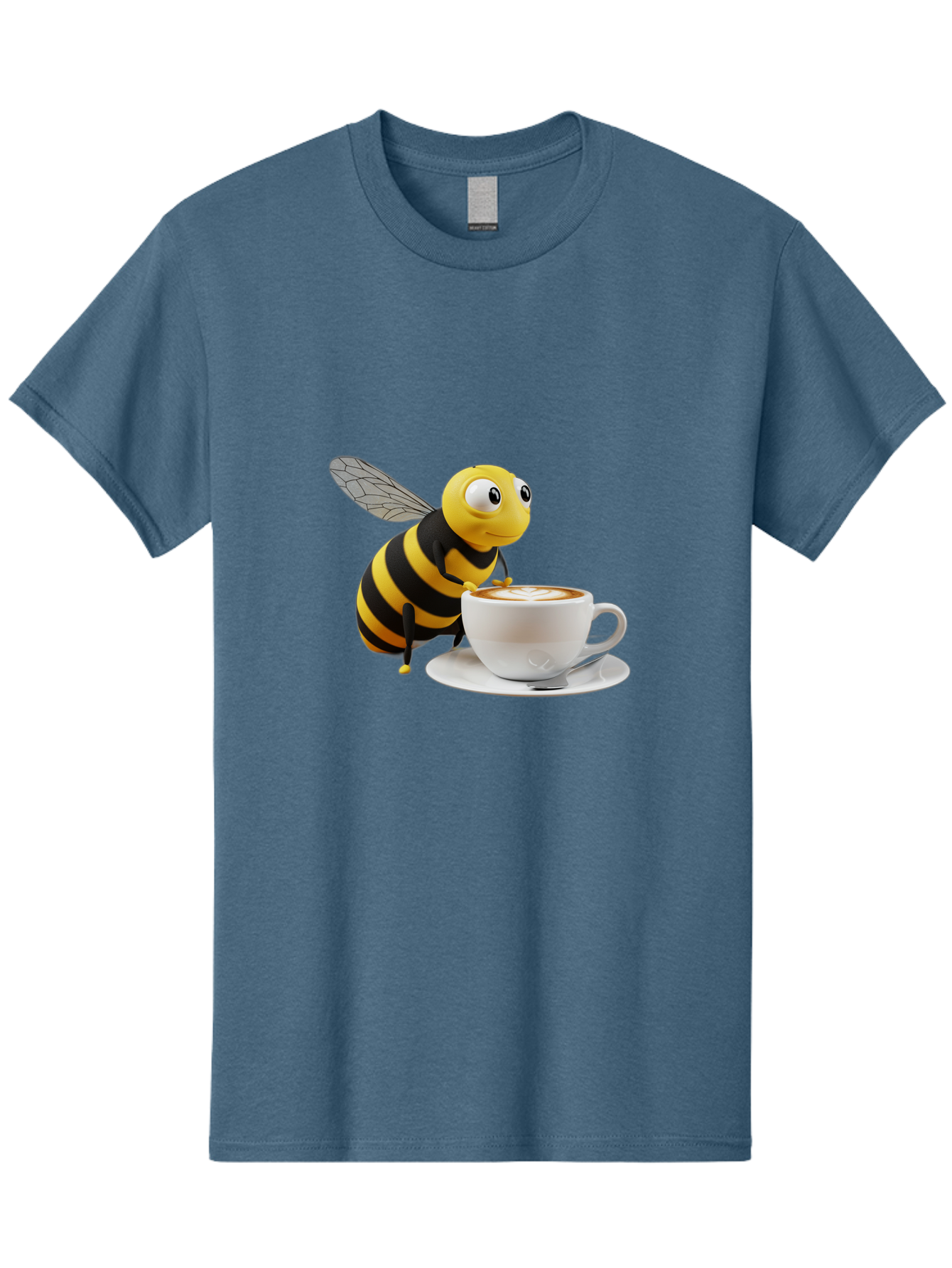 Bee-Coffee Men'S Graphic Tee, 100% Cotton, Comfortable Casual Summer Wear, Machine Washable, Vintage Camera, Old Camera, Antique Camera, Black Camera, Classic Photography, Photography Equipment, Nostalgic Device, Film Camera, Camera Art Bal788