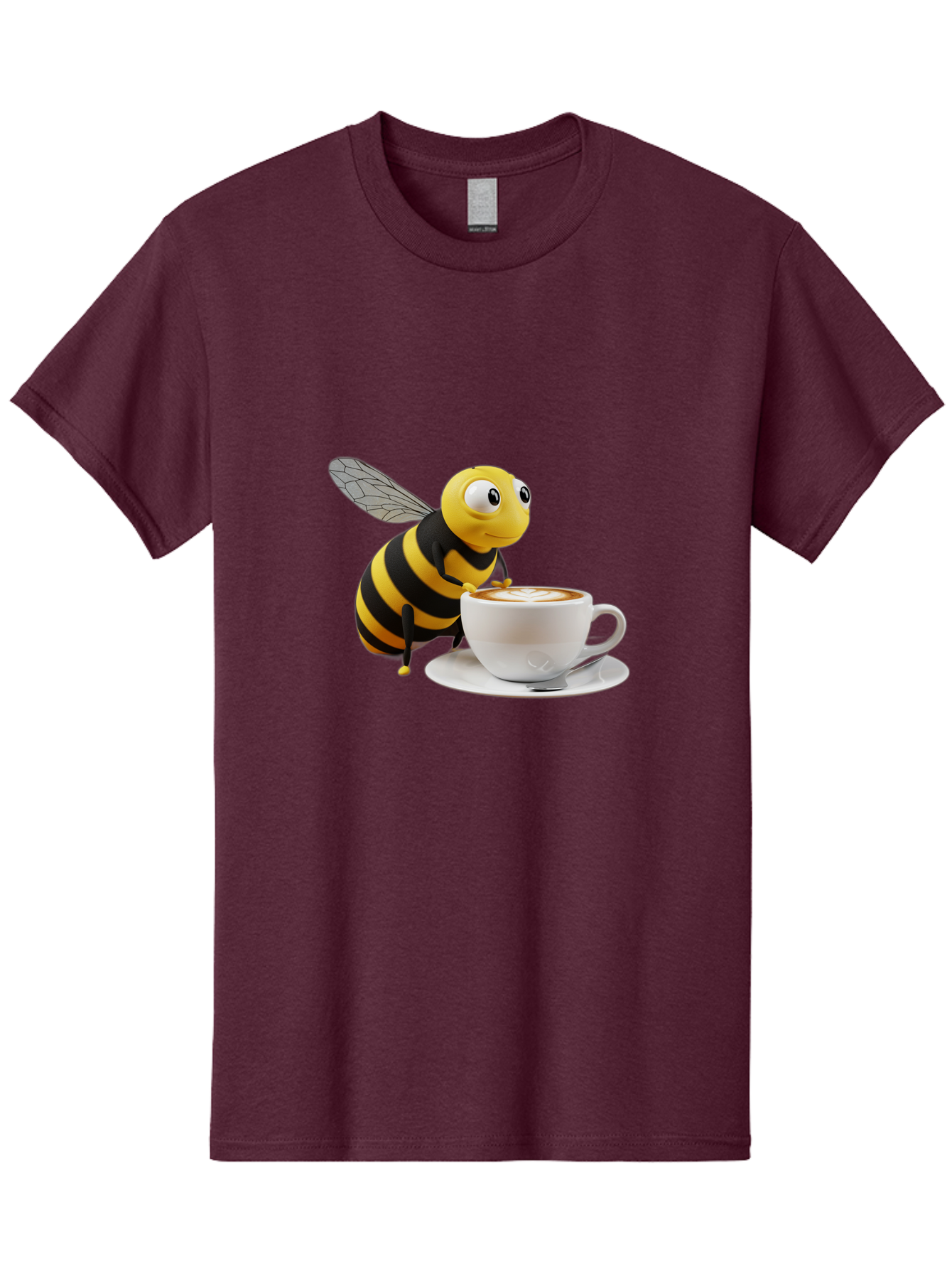 Bee-Coffee Men'S Graphic Tee, 100% Cotton, Comfortable Casual Summer Wear, Machine Washable, Vintage Camera, Old Camera, Antique Camera, Black Camera, Classic Photography, Photography Equipment, Nostalgic Device, Film Camera, Camera Art Bal788