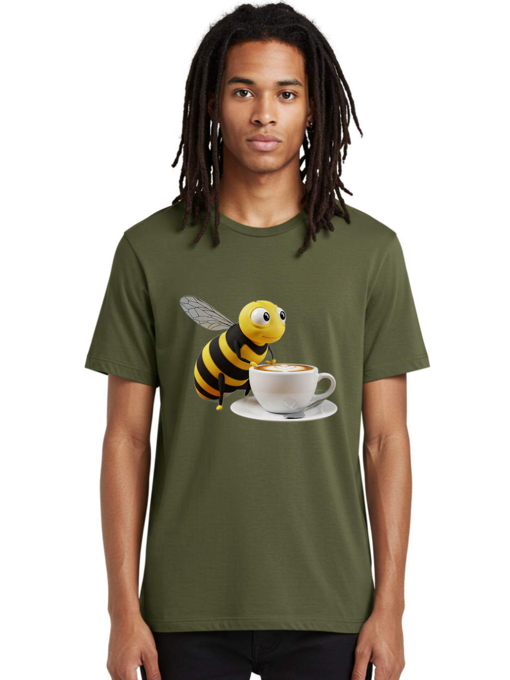 Bee-Coffee Men'S Graphic Tee, 100% Cotton, Comfortable Casual Summer Wear, Machine Washable, Vintage Camera, Old Camera, Antique Camera, Black Camera, Classic Photography, Photography Equipment, Nostalgic Device, Film Camera, Camera Art Bal788