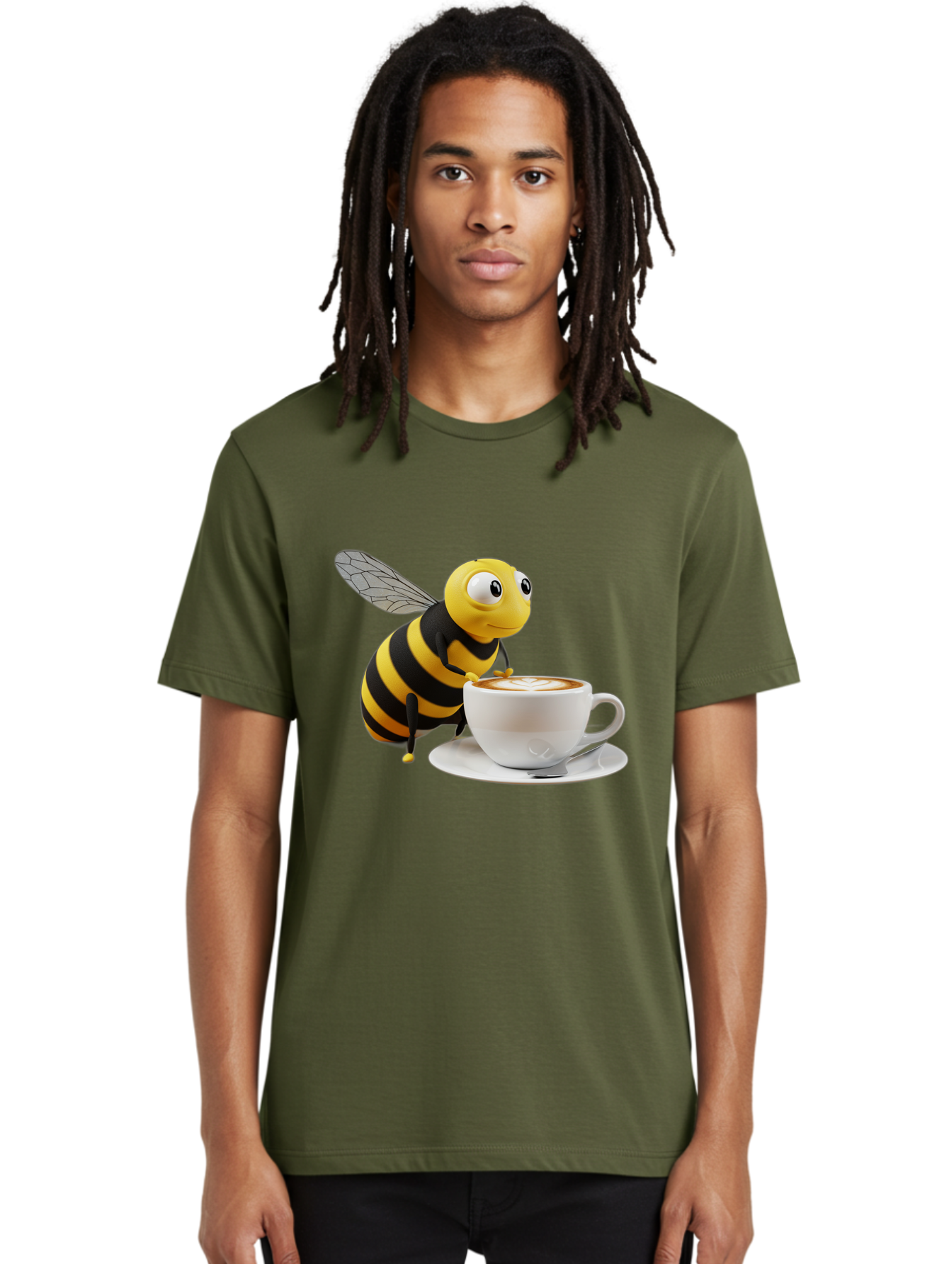 Bee-Coffee Men'S Graphic Tee, 100% Cotton, Comfortable Casual Summer Wear, Machine Washable, Vintage Camera, Old Camera, Antique Camera, Black Camera, Classic Photography, Photography Equipment, Nostalgic Device, Film Camera, Camera Art Bal788