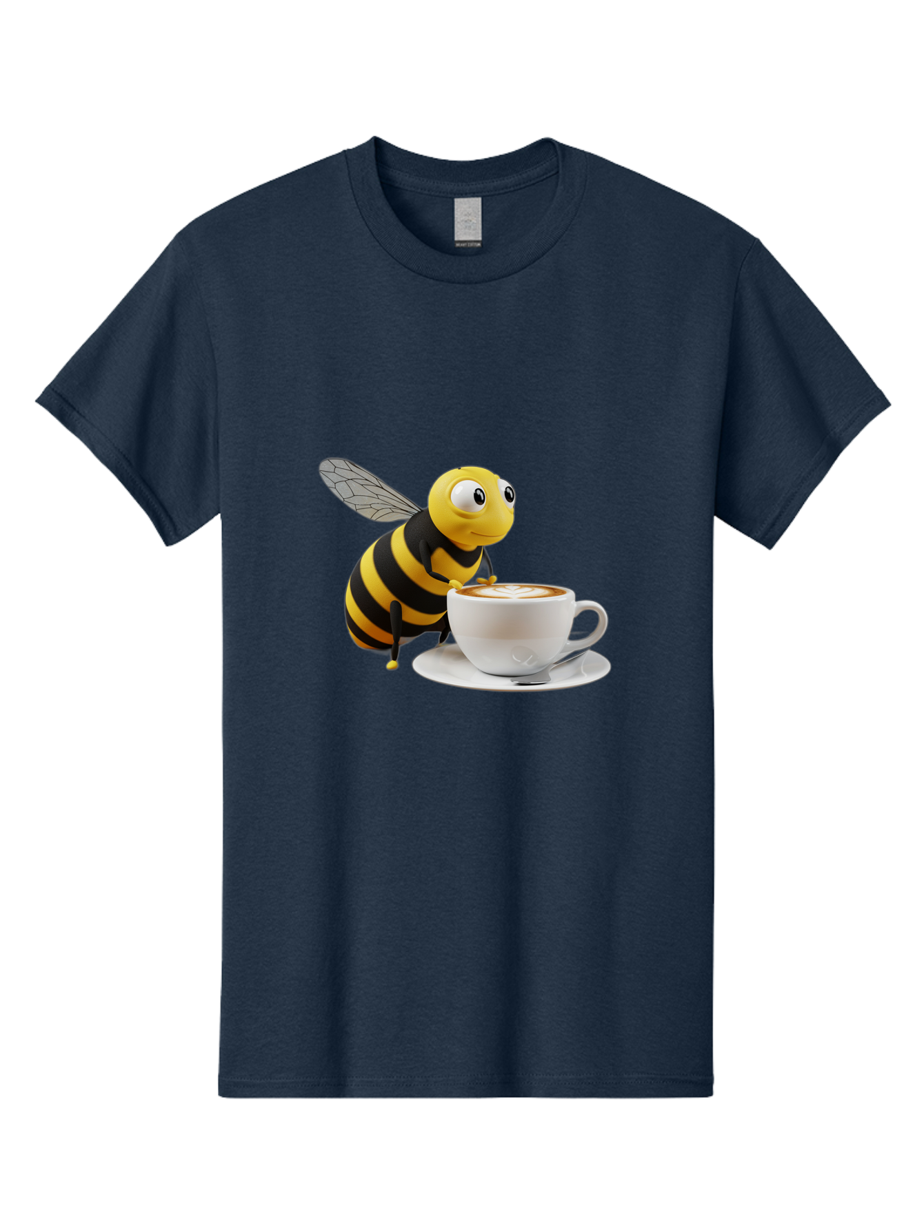 Bee-Coffee Men'S Graphic Tee, 100% Cotton, Comfortable Casual Summer Wear, Machine Washable, Vintage Camera, Old Camera, Antique Camera, Black Camera, Classic Photography, Photography Equipment, Nostalgic Device, Film Camera, Camera Art Bal788