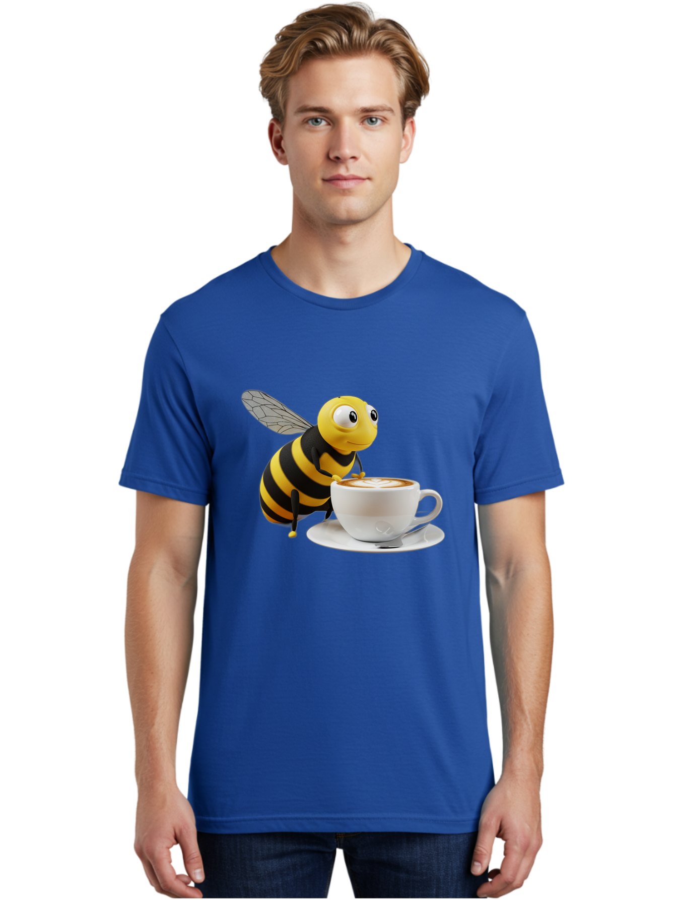 Bee-Coffee Men'S Graphic Tee, 100% Cotton, Comfortable Casual Summer Wear, Machine Washable, Vintage Camera, Old Camera, Antique Camera, Black Camera, Classic Photography, Photography Equipment, Nostalgic Device, Film Camera, Camera Art Bal788