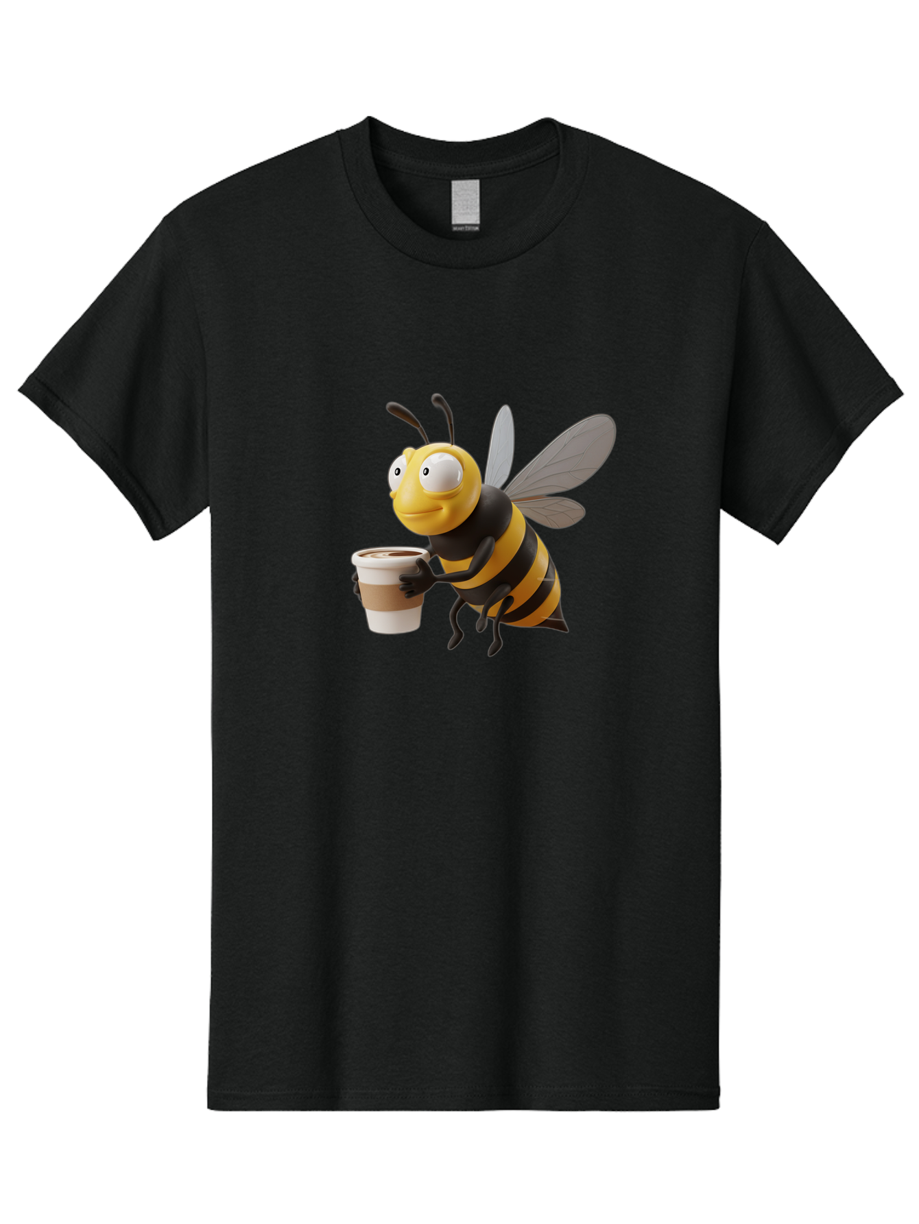 Bee-With-Coffee Men'S Graphic Tee, 100% Cotton, Comfortable Casual Summer Wear, Machine Washable, Vintage Camera, Old Camera, Antique Camera, Black Camera, Classic Photography, Photography Equipment, Nostalgic Device, Film Camera, Camera Art Bal789