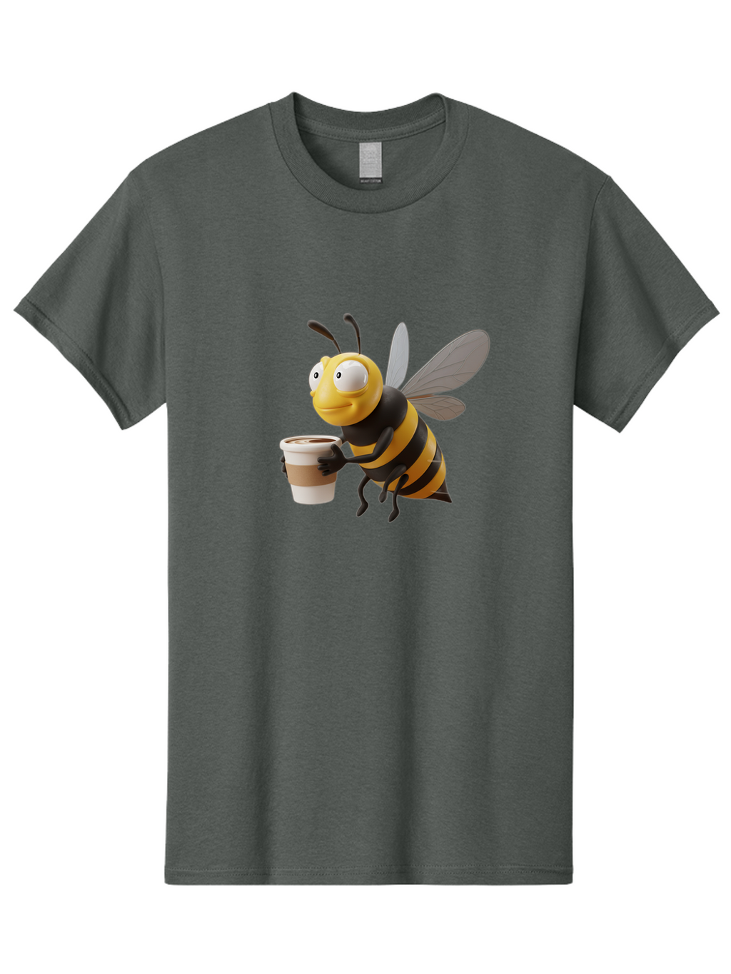 Bee-With-Coffee Men'S Graphic Tee, 100% Cotton, Comfortable Casual Summer Wear, Machine Washable, Vintage Camera, Old Camera, Antique Camera, Black Camera, Classic Photography, Photography Equipment, Nostalgic Device, Film Camera, Camera Art Bal789