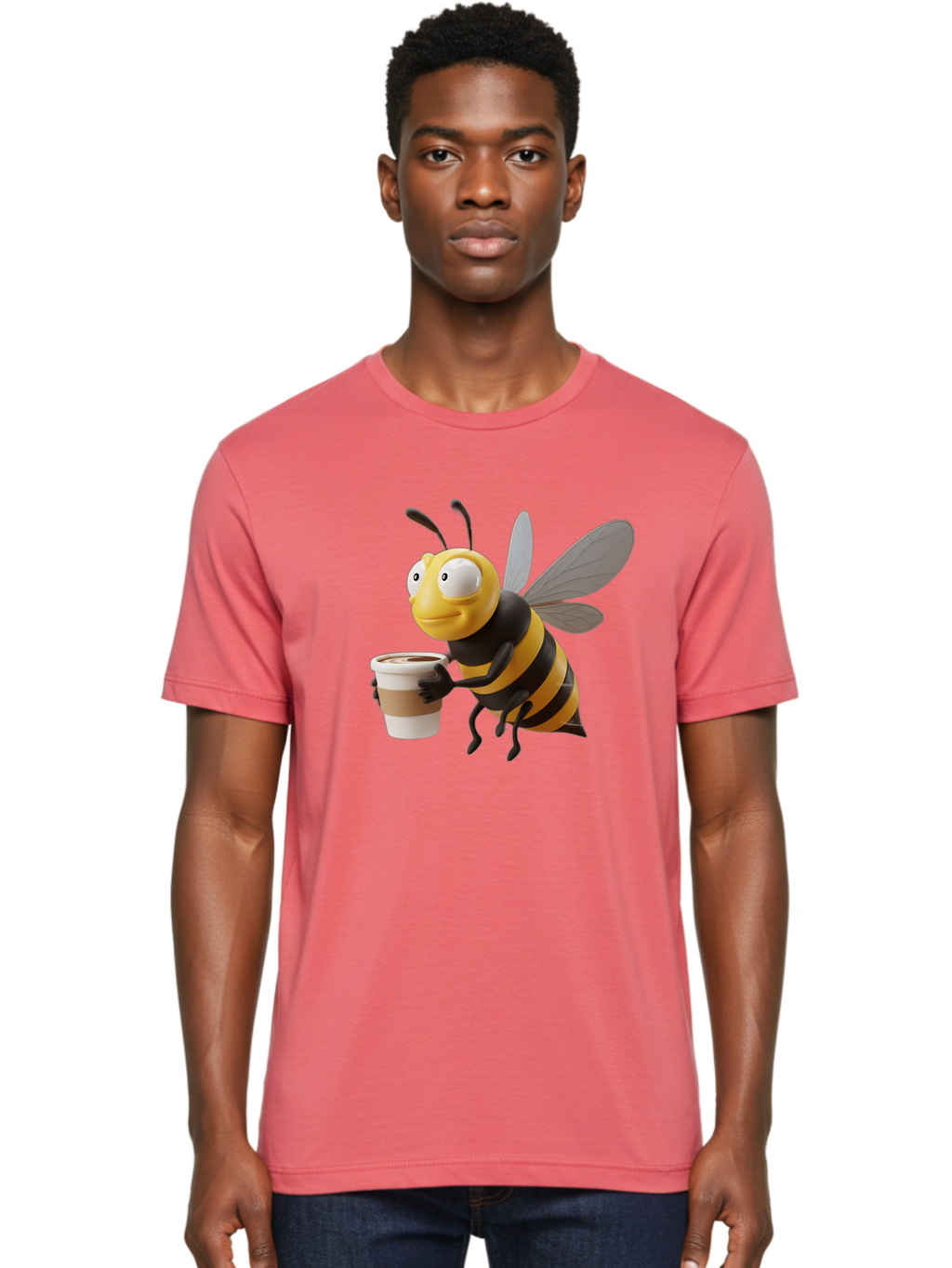 Bee-With-Coffee Men'S Graphic Tee, 100% Cotton, Comfortable Casual Summer Wear, Machine Washable, Vintage Camera, Old Camera, Antique Camera, Black Camera, Classic Photography, Photography Equipment, Nostalgic Device, Film Camera, Camera Art Bal789