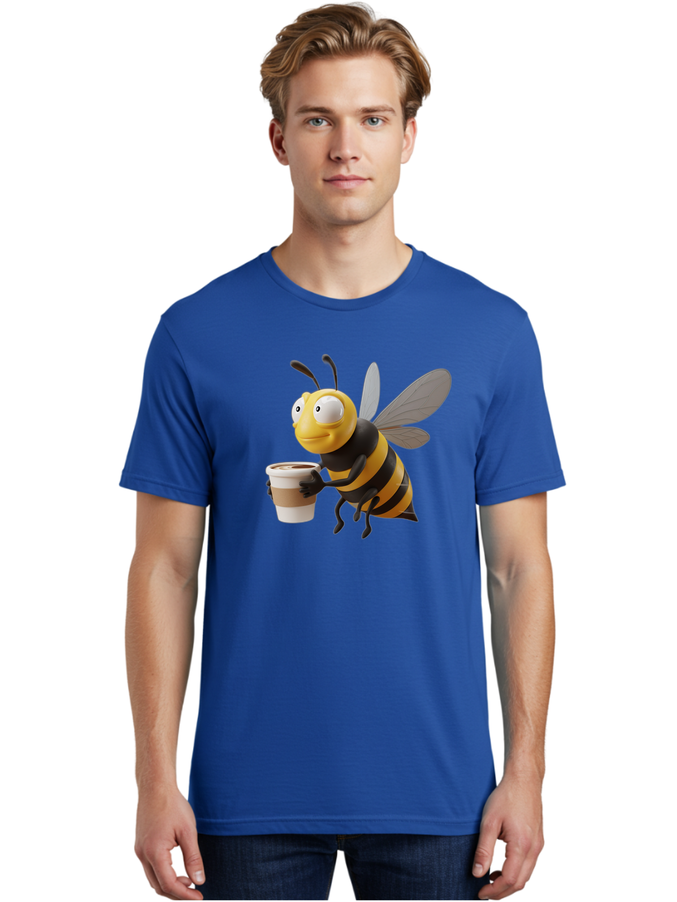 Bee-With-Coffee Men'S Graphic Tee, 100% Cotton, Comfortable Casual Summer Wear, Machine Washable, Vintage Camera, Old Camera, Antique Camera, Black Camera, Classic Photography, Photography Equipment, Nostalgic Device, Film Camera, Camera Art Bal789