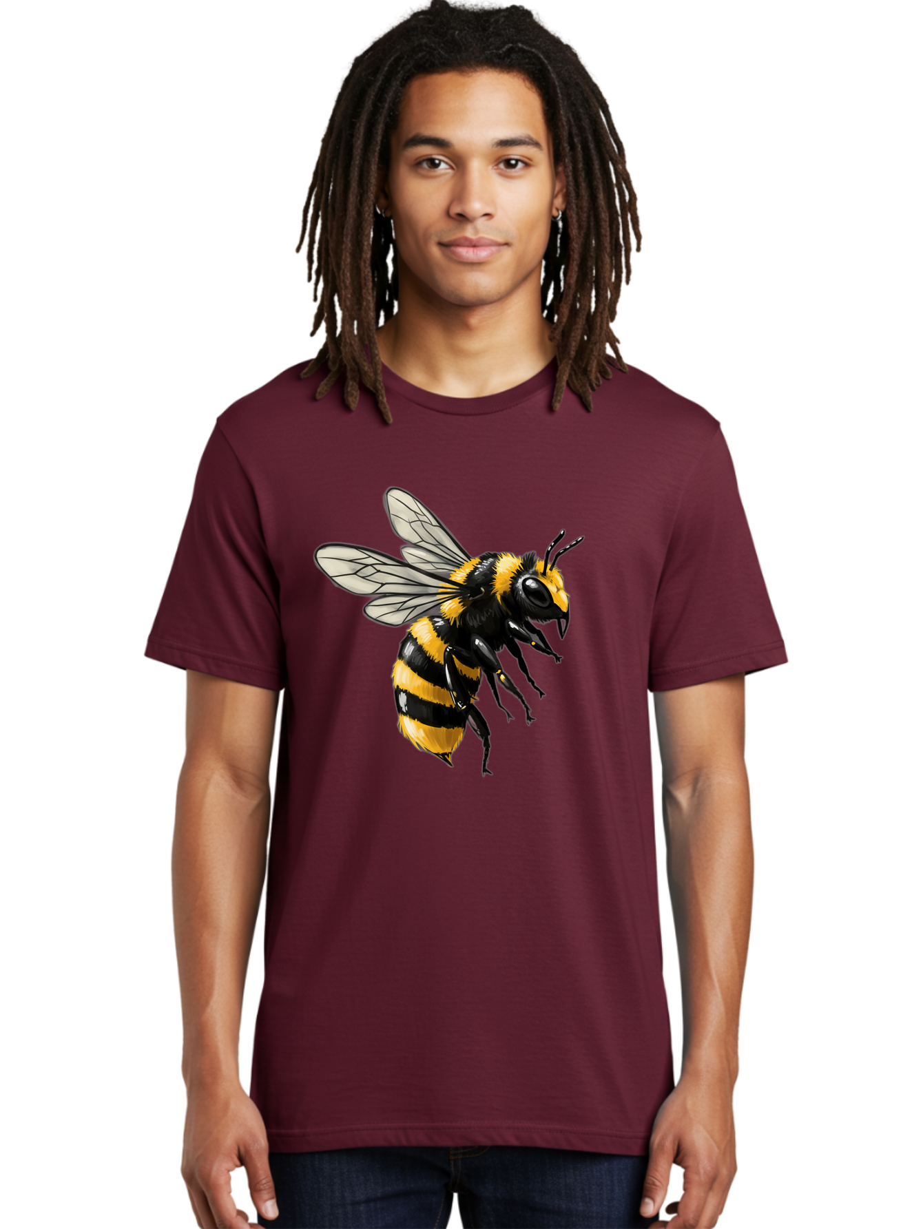Bee Men'S Graphic Tee, 100% Cotton, Comfortable Casual Summer Wear, Machine Washable, Vintage Camera, Old Camera, Antique Camera, Black Camera, Classic Photography, Photography Equipment, Nostalgic Device, Film Camera, Camera Art Bal790