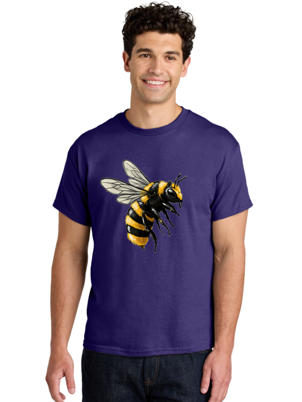 Bee Men'S Graphic Tee, 100% Cotton, Comfortable Casual Summer Wear, Machine Washable, Vintage Camera, Old Camera, Antique Camera, Black Camera, Classic Photography, Photography Equipment, Nostalgic Device, Film Camera, Camera Art Bal790