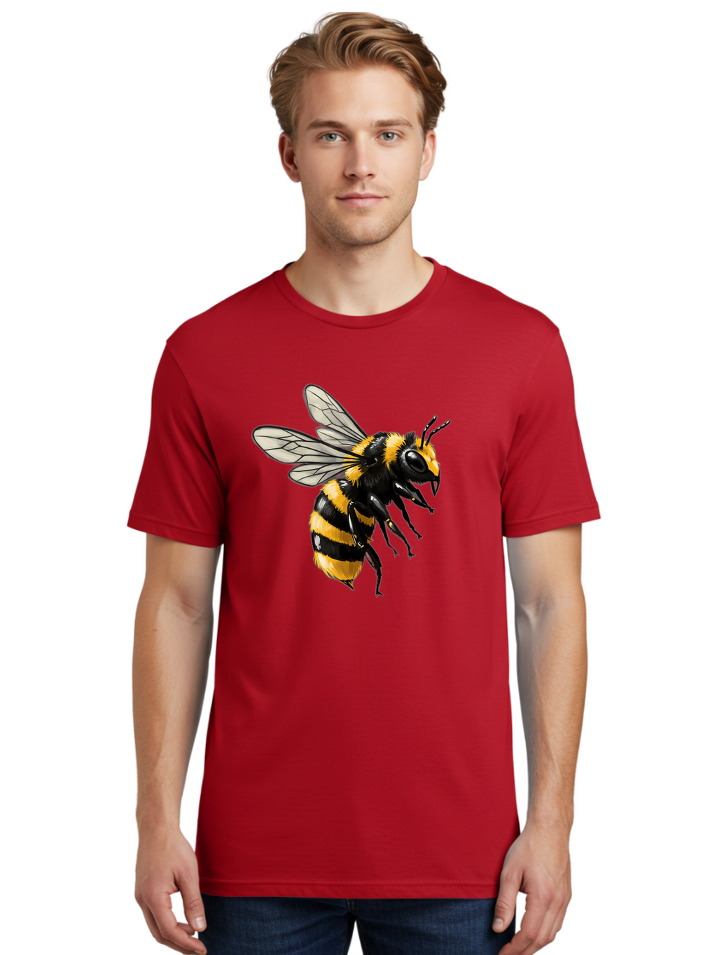 Bee Men'S Graphic Tee, 100% Cotton, Comfortable Casual Summer Wear, Machine Washable, Vintage Camera, Old Camera, Antique Camera, Black Camera, Classic Photography, Photography Equipment, Nostalgic Device, Film Camera, Camera Art Bal790