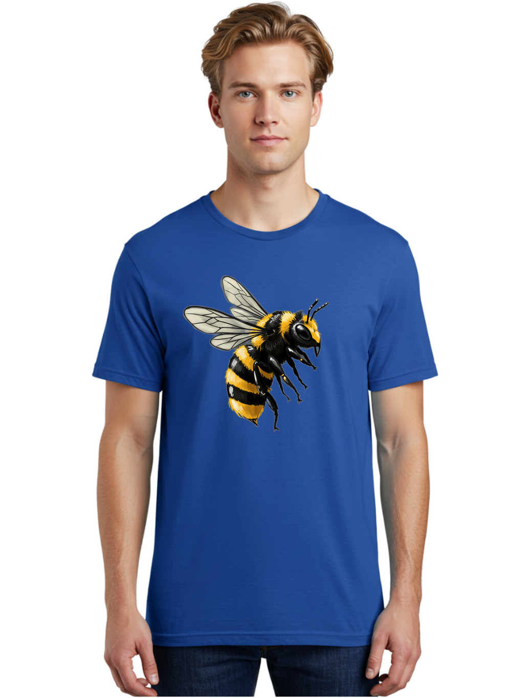 Bee Men'S Graphic Tee, 100% Cotton, Comfortable Casual Summer Wear, Machine Washable, Vintage Camera, Old Camera, Antique Camera, Black Camera, Classic Photography, Photography Equipment, Nostalgic Device, Film Camera, Camera Art Bal790