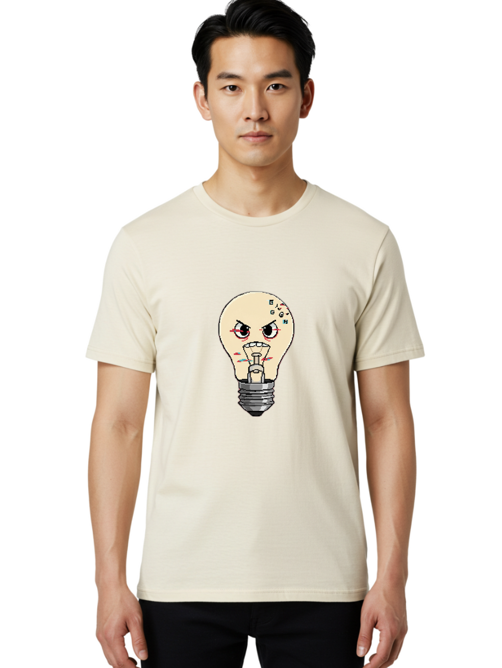 Beggh-Bulb Men'S Graphic Tee, 100% Cotton, Comfortable Casual Summer Wear, Machine Washable, Vintage Camera, Old Camera, Antique Camera, Black Camera, Classic Photography, Photography Equipment, Nostalgic Device, Film Camera, Camera Art Bal792