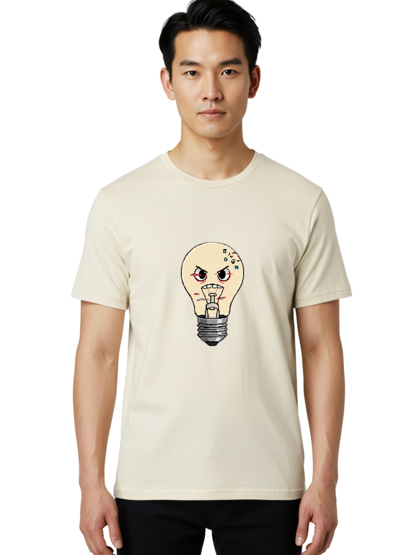 Beggh-Bulb Men'S Graphic Tee, 100% Cotton, Comfortable Casual Summer Wear, Machine Washable, Vintage Camera, Old Camera, Antique Camera, Black Camera, Classic Photography, Photography Equipment, Nostalgic Device, Film Camera, Camera Art Bal792