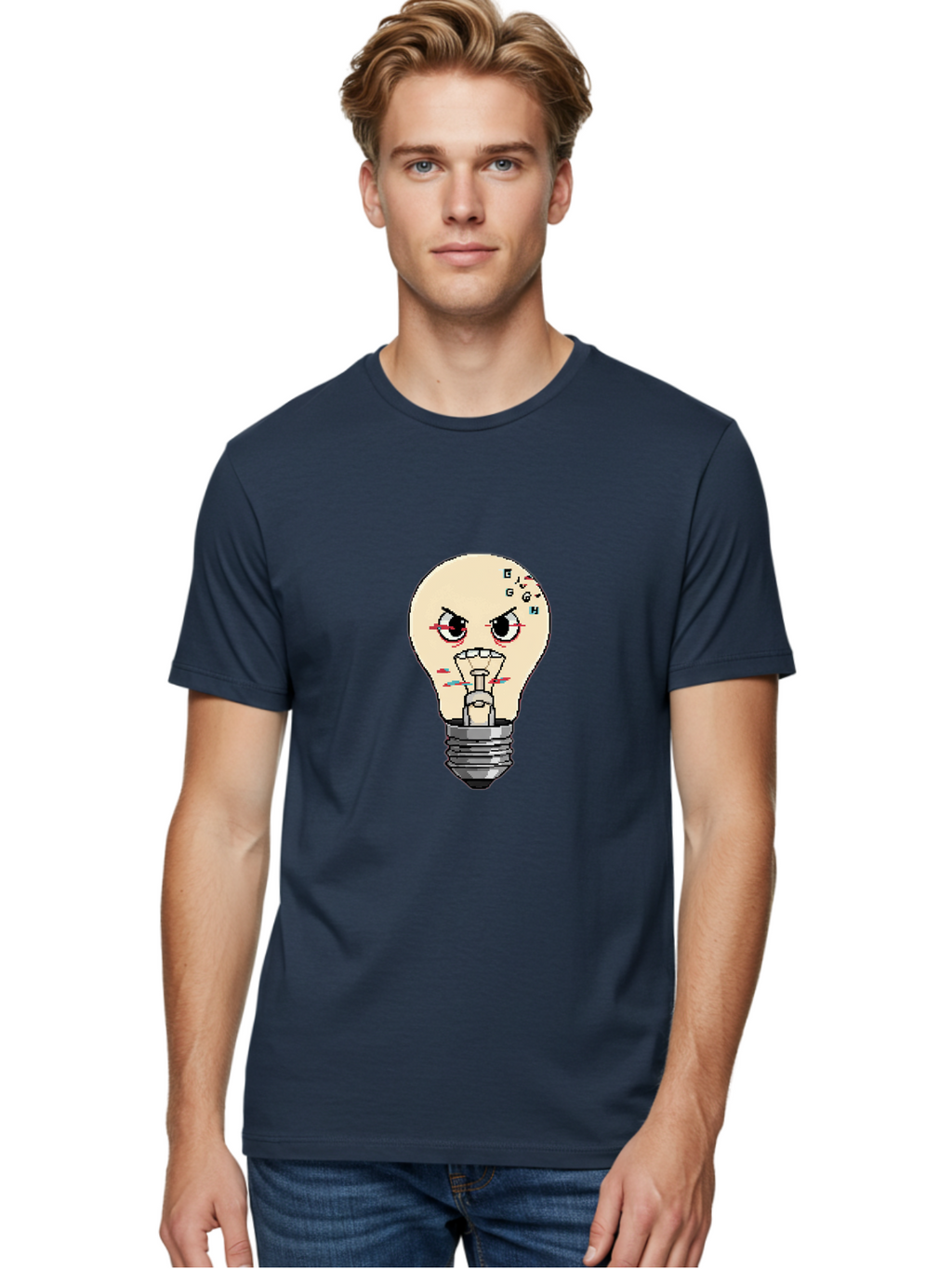 Beggh-Bulb Men'S Graphic Tee, 100% Cotton, Comfortable Casual Summer Wear, Machine Washable, Vintage Camera, Old Camera, Antique Camera, Black Camera, Classic Photography, Photography Equipment, Nostalgic Device, Film Camera, Camera Art Bal792