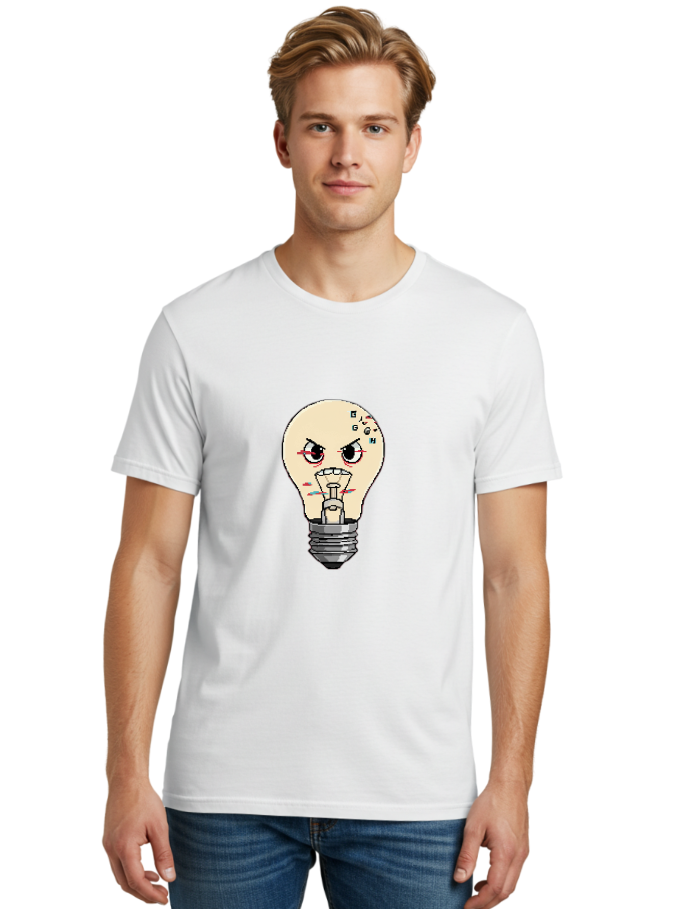 Beggh-Bulb Men'S Graphic Tee, 100% Cotton, Comfortable Casual Summer Wear, Machine Washable, Vintage Camera, Old Camera, Antique Camera, Black Camera, Classic Photography, Photography Equipment, Nostalgic Device, Film Camera, Camera Art Bal792