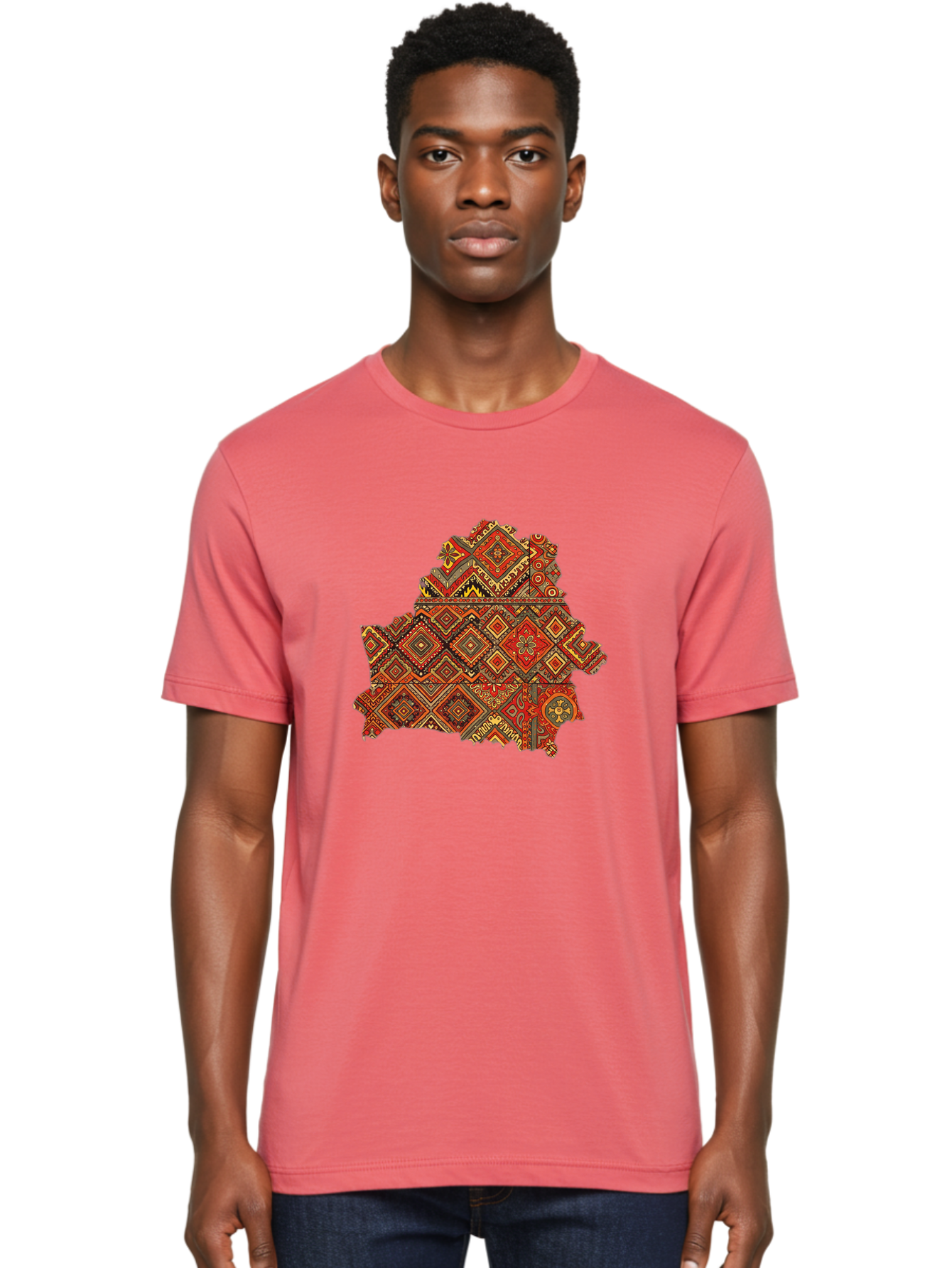 Belarus-Map-Pattern Men'S Graphic Tee, 100% Cotton, Comfortable Casual Summer Wear, Machine Washable, Vintage Camera, Old Camera, Antique Camera, Black Camera, Classic Photography, Photography Equipment, Nostalgic Device, Film Camera, Bal793