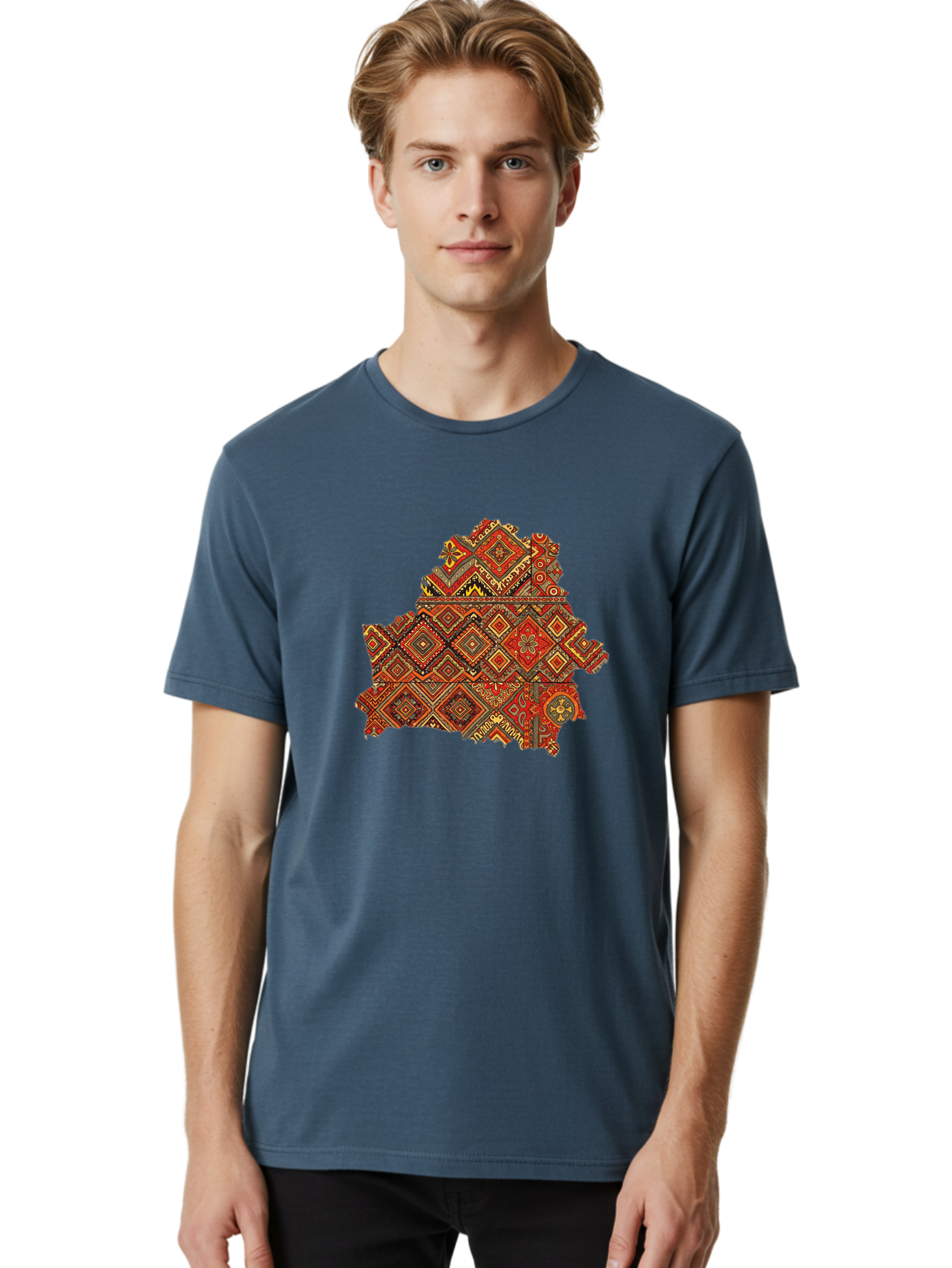 Belarus-Map-Pattern Men'S Graphic Tee, 100% Cotton, Comfortable Casual Summer Wear, Machine Washable, Vintage Camera, Old Camera, Antique Camera, Black Camera, Classic Photography, Photography Equipment, Nostalgic Device, Film Camera, Bal793