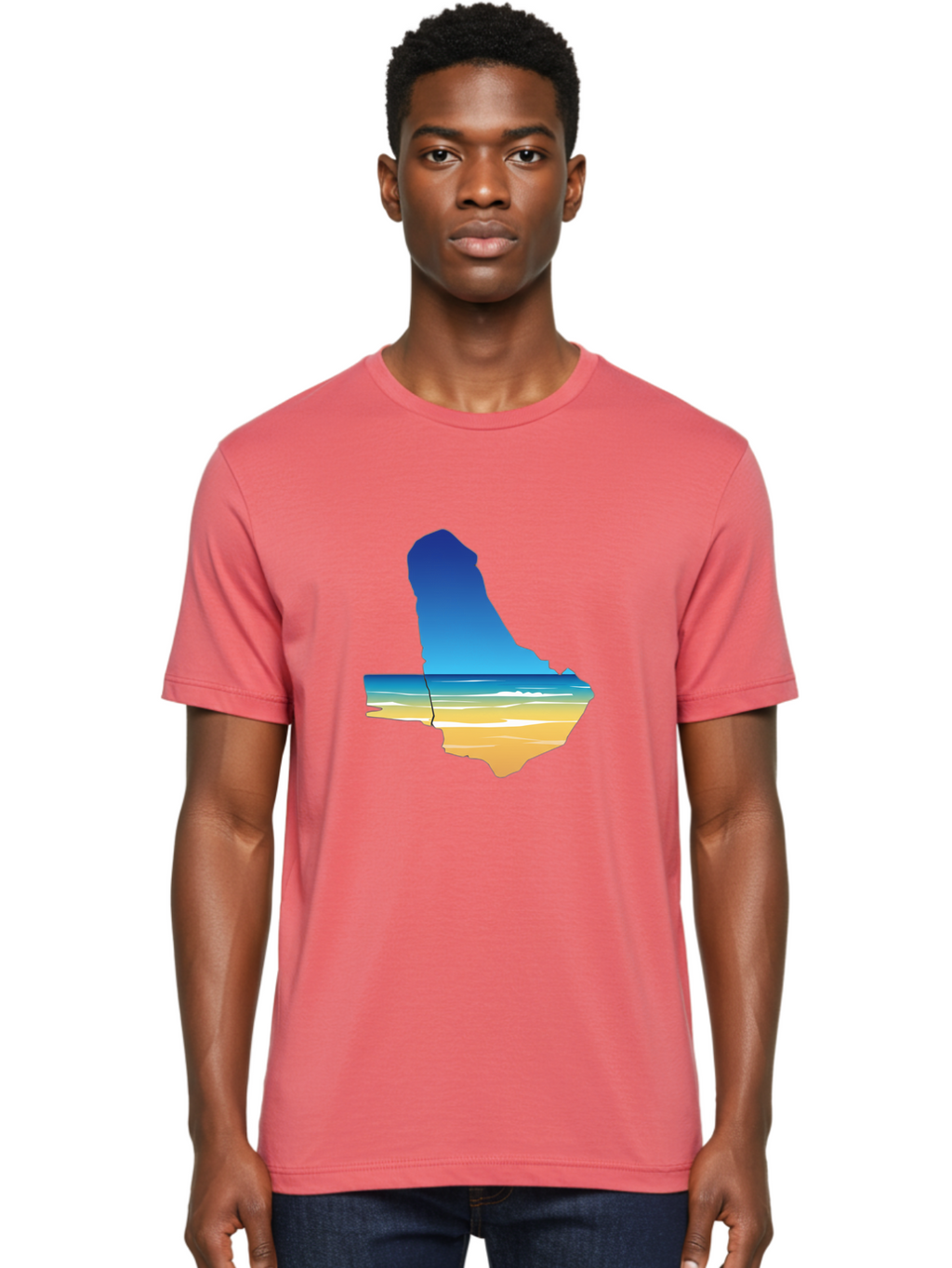Belize-Map-Sunset Men'S Graphic Tee, 100% Cotton, Comfortable Casual Summer Wear, Machine Washable, Vintage Camera, Old Camera, Antique Camera, Black Camera, Classic Photography, Photography Equipment, Nostalgic Device, Film Camera, Camera Art Bal794