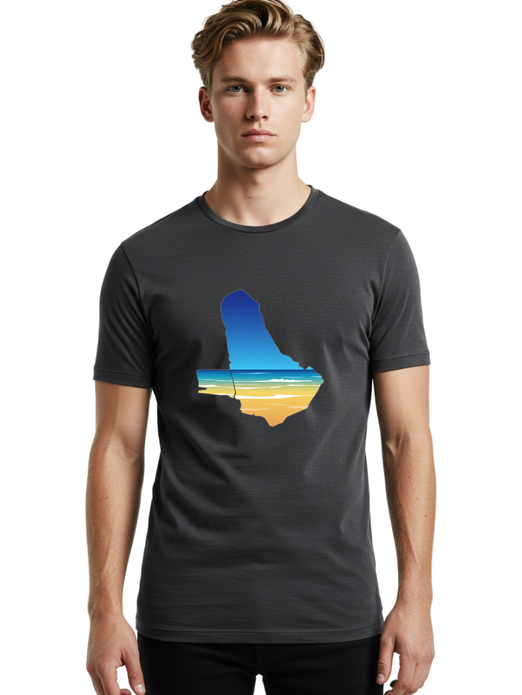 Belize-Map-Sunset Men'S Graphic Tee, 100% Cotton, Comfortable Casual Summer Wear, Machine Washable, Vintage Camera, Old Camera, Antique Camera, Black Camera, Classic Photography, Photography Equipment, Nostalgic Device, Film Camera, Camera Art Bal794