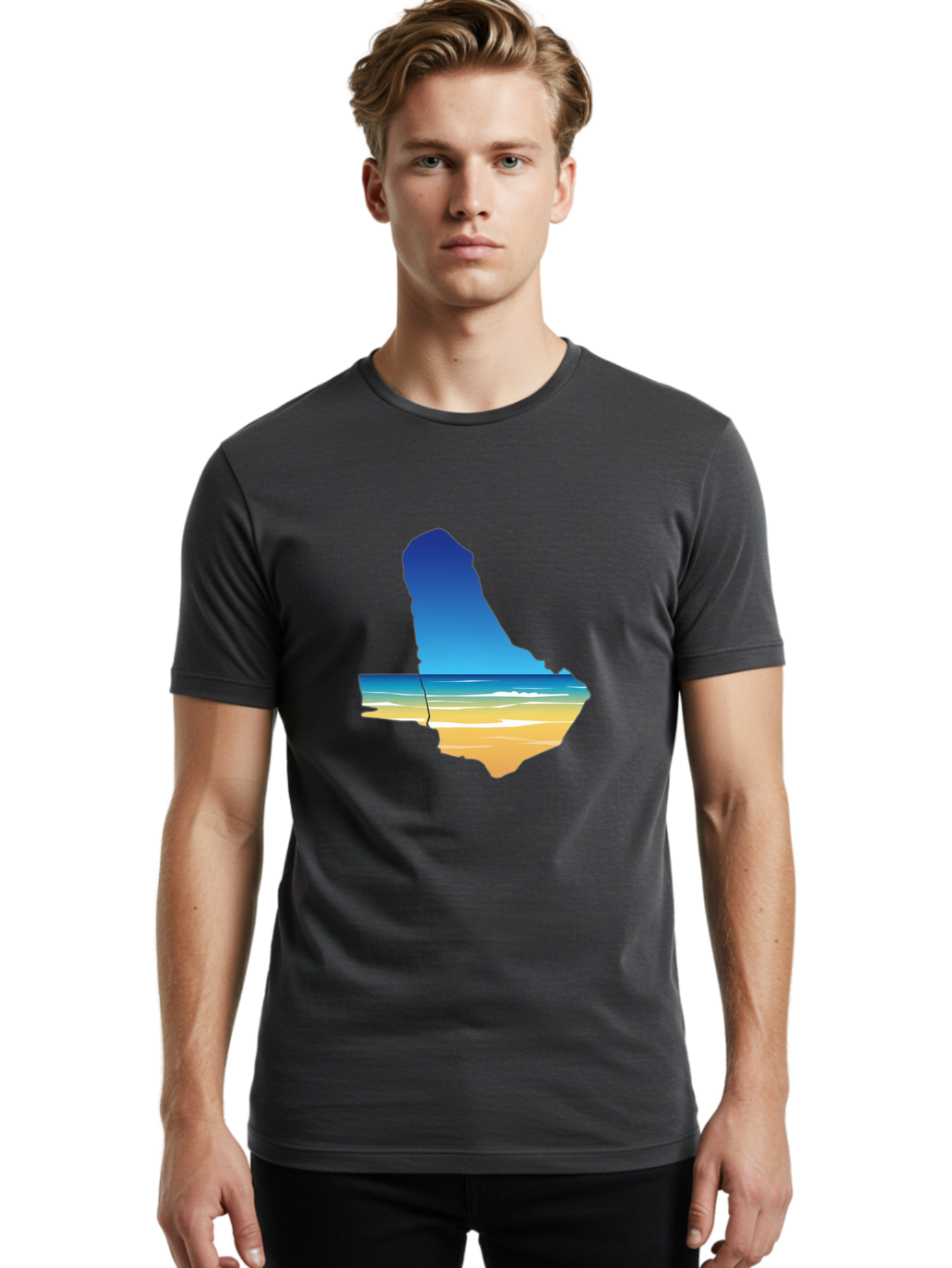 Belize-Map-Sunset Men'S Graphic Tee, 100% Cotton, Comfortable Casual Summer Wear, Machine Washable, Vintage Camera, Old Camera, Antique Camera, Black Camera, Classic Photography, Photography Equipment, Nostalgic Device, Film Camera, Camera Art Bal794